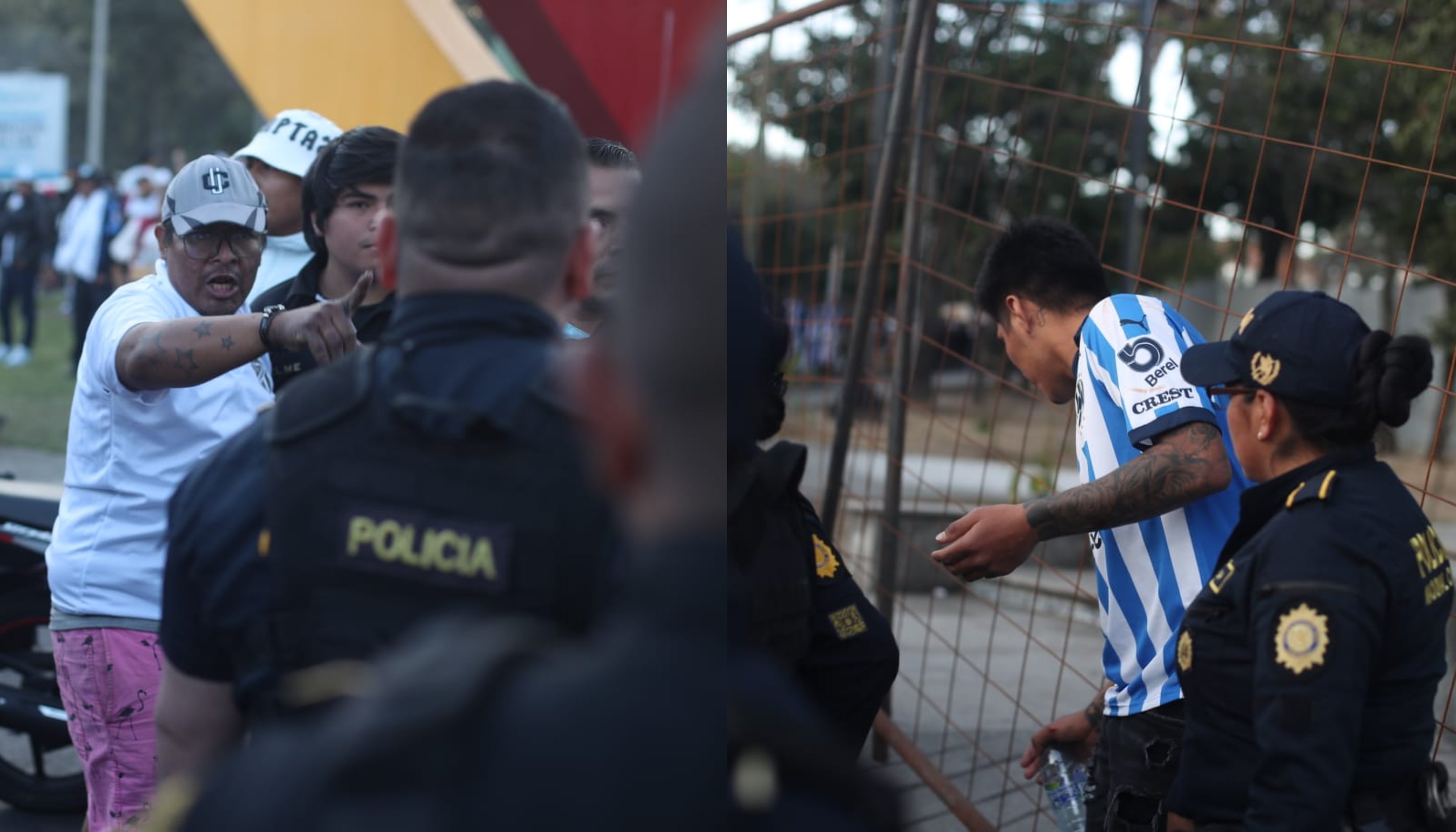 En la previa del duelo entre Comunicaciones y Monterrey por la Copa de Campeones hubo una pelea entre supuestos aficionados.