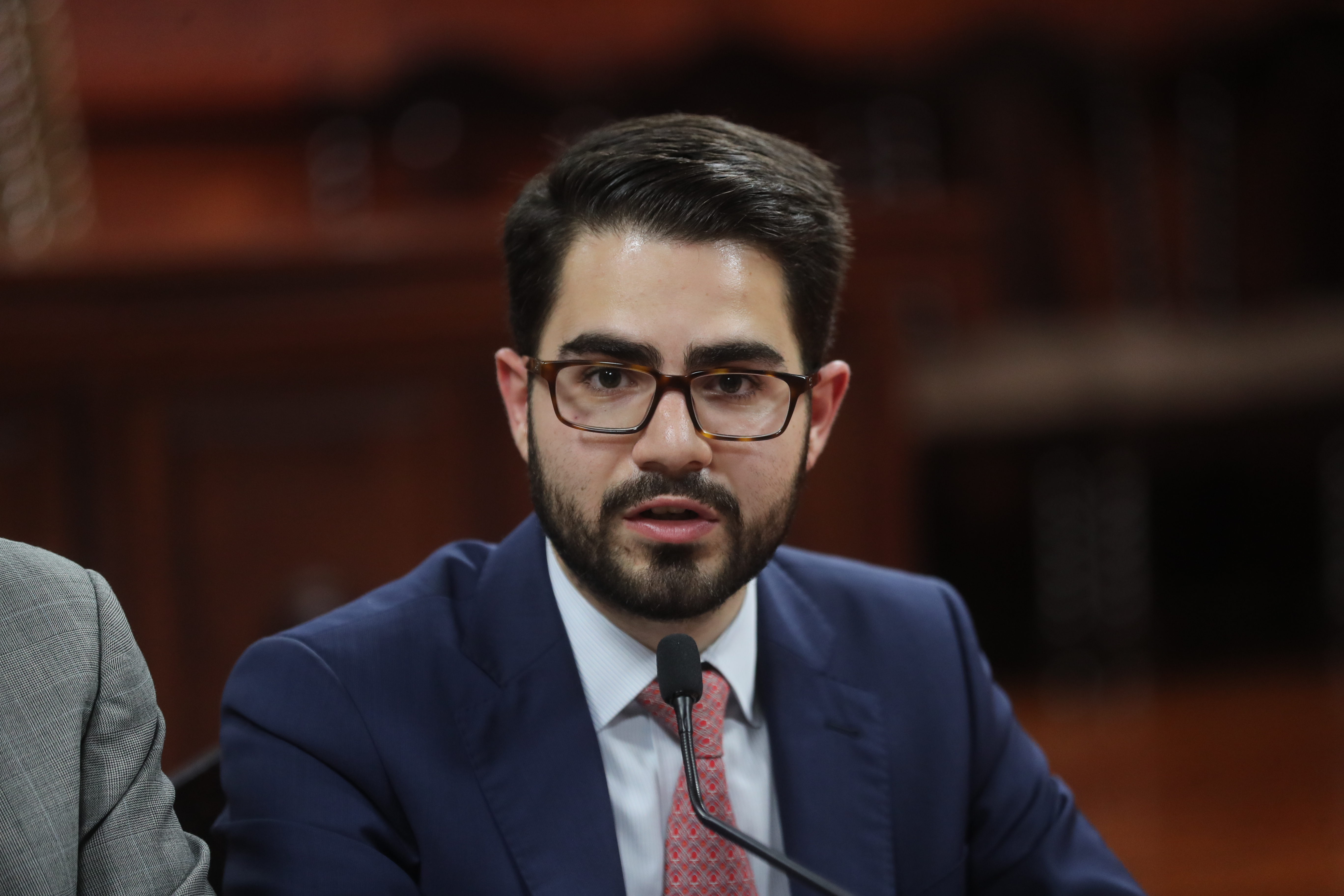 Santiago Palomo, vocero CC, en conferencia de prensa sobre partidos polticos la cual se realizo en la Corte de Constitucionalidad.


Fotografa Erick Avila                  17/09/2018