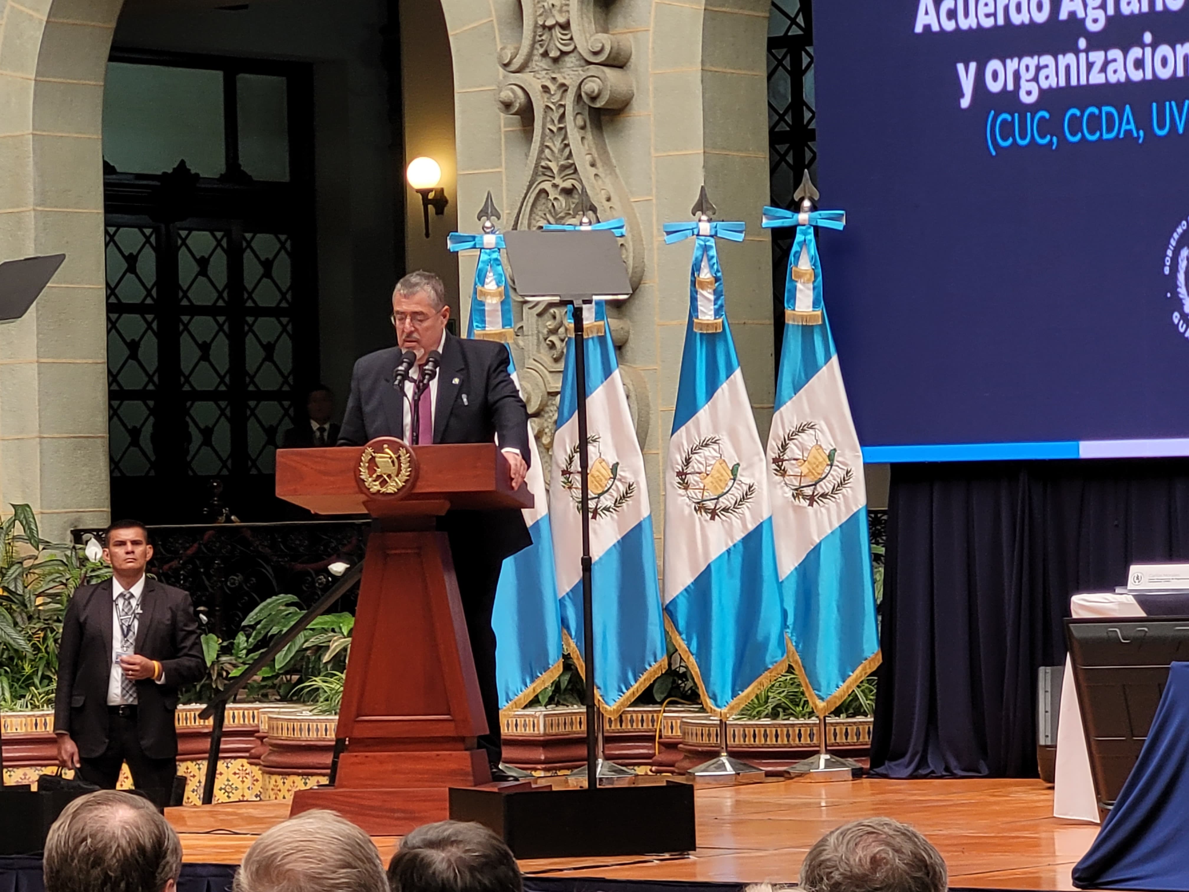 Se firmó un mecanismo que atenderá específicamente los conflictos agrarios. (Foto Prensa Libre: Gabriel Morales)