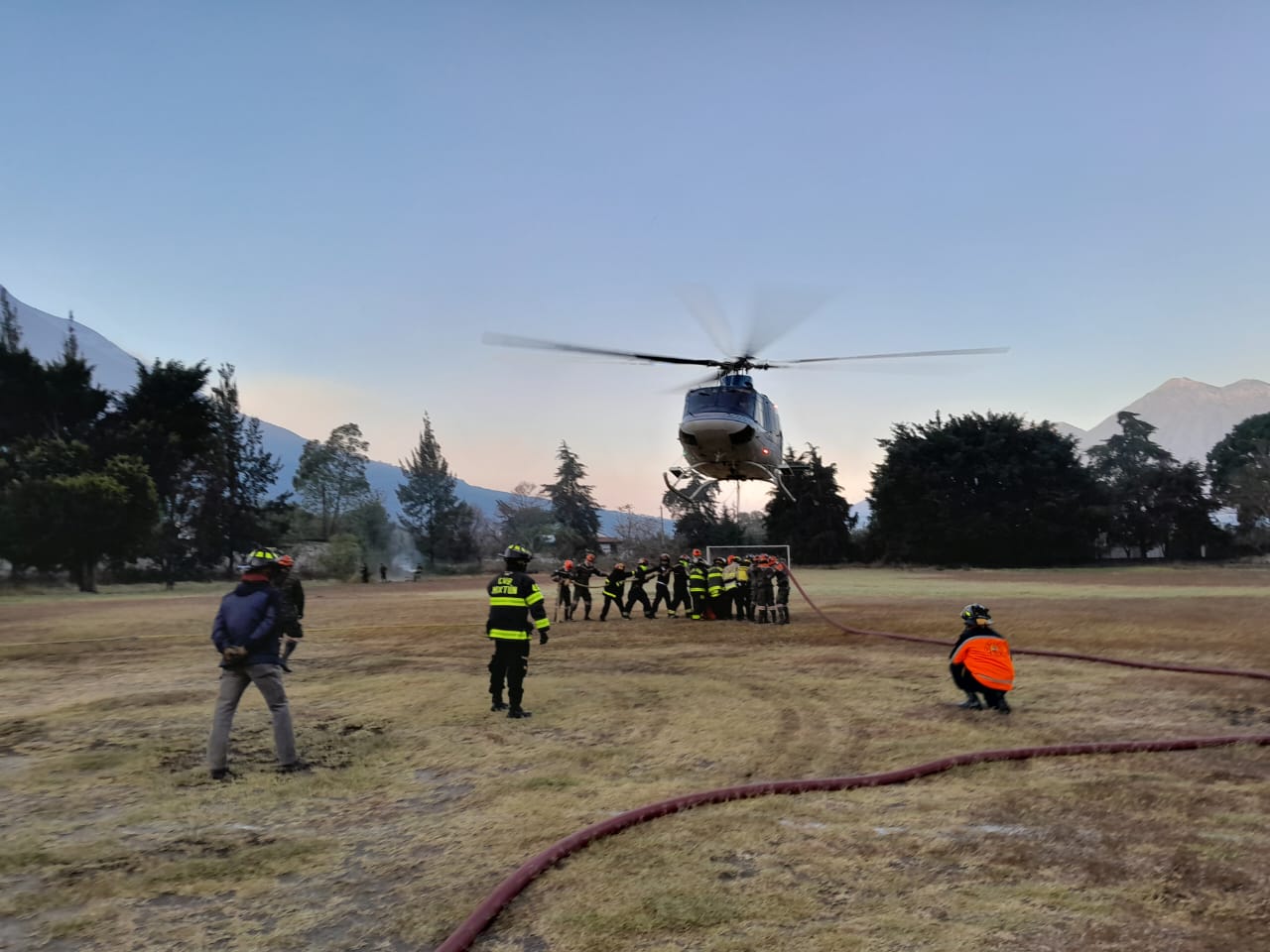 incendio volcan agua conred domingo 25 de febrero 2024