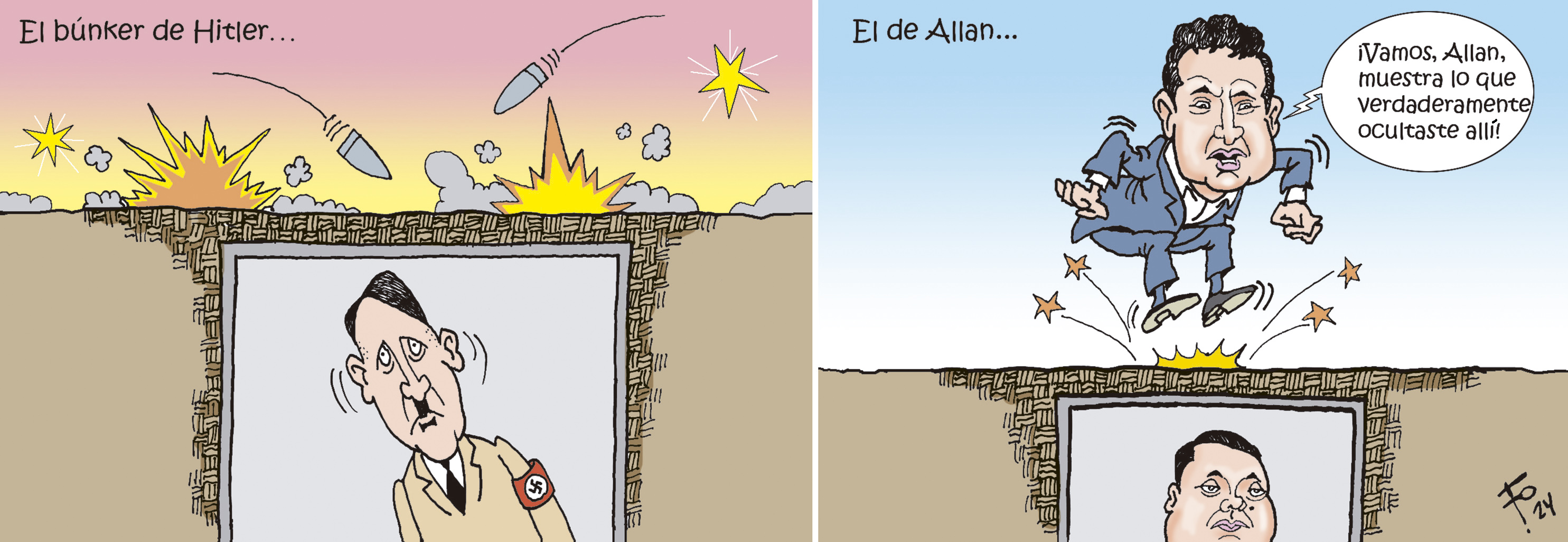 Personjes: Adolf Hitler, Samuel Perez y Allan Rodriguez.