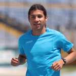 Luis Grijalva, el atleta guatemalteco, quien se encuentra clasificado a los Juegos Olímpicos de París 2024 en el estadio Nacional Doroteo Guamuch Flores.