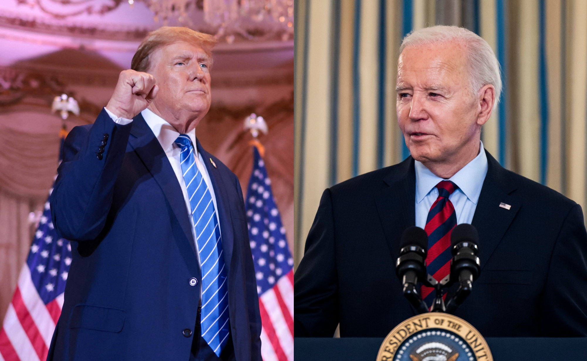 Joe Biden y Donald Trump