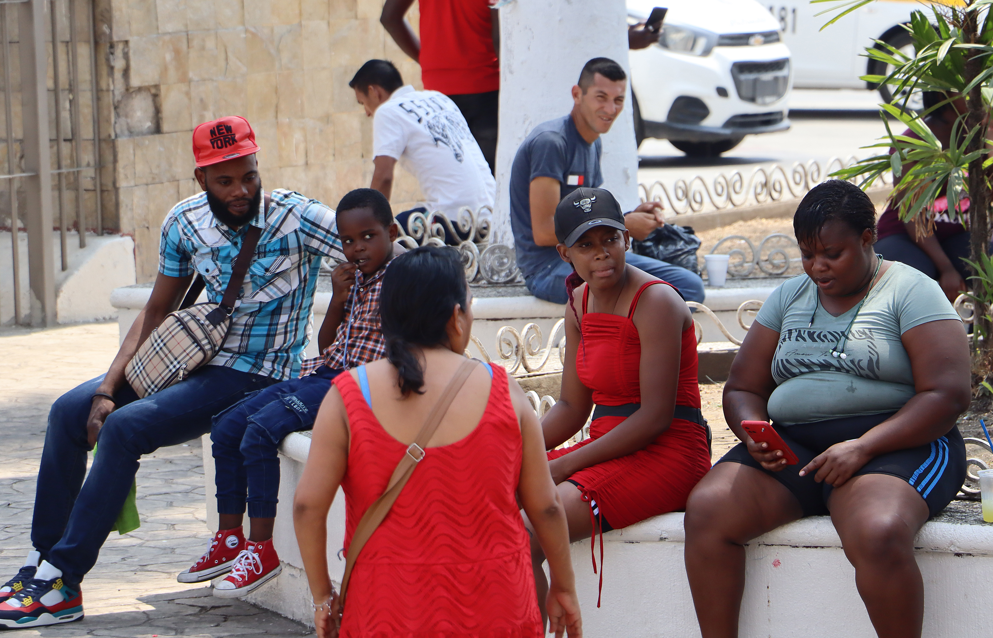 México y Guatemala podrían recibir una nueva oleada de migrantes haitianos en los próximos días debido a la crisis en su país. (Foto Prensa Libre: Juan Manuel Blanco / EFE)