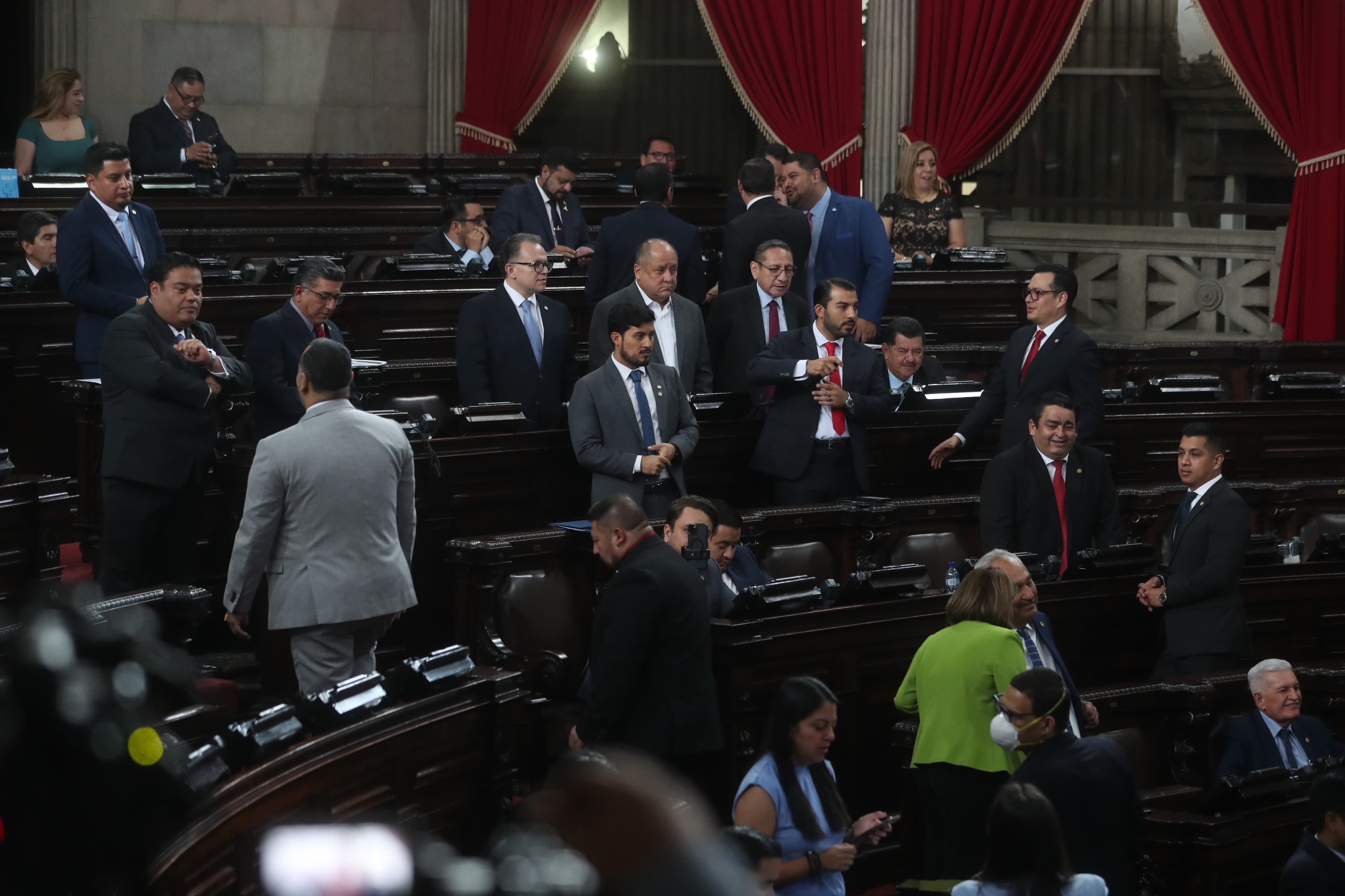 En el Congreso de la República se discute una ley antimaras que ha enfrentado a diputados oficialistas y opositores. Los primeros aseguran que no resuelve el problema, mientras los segundos la apoyan, como lo han hecho desde 2020. (Foto Prensa Libre: Erick Ávila Solis).