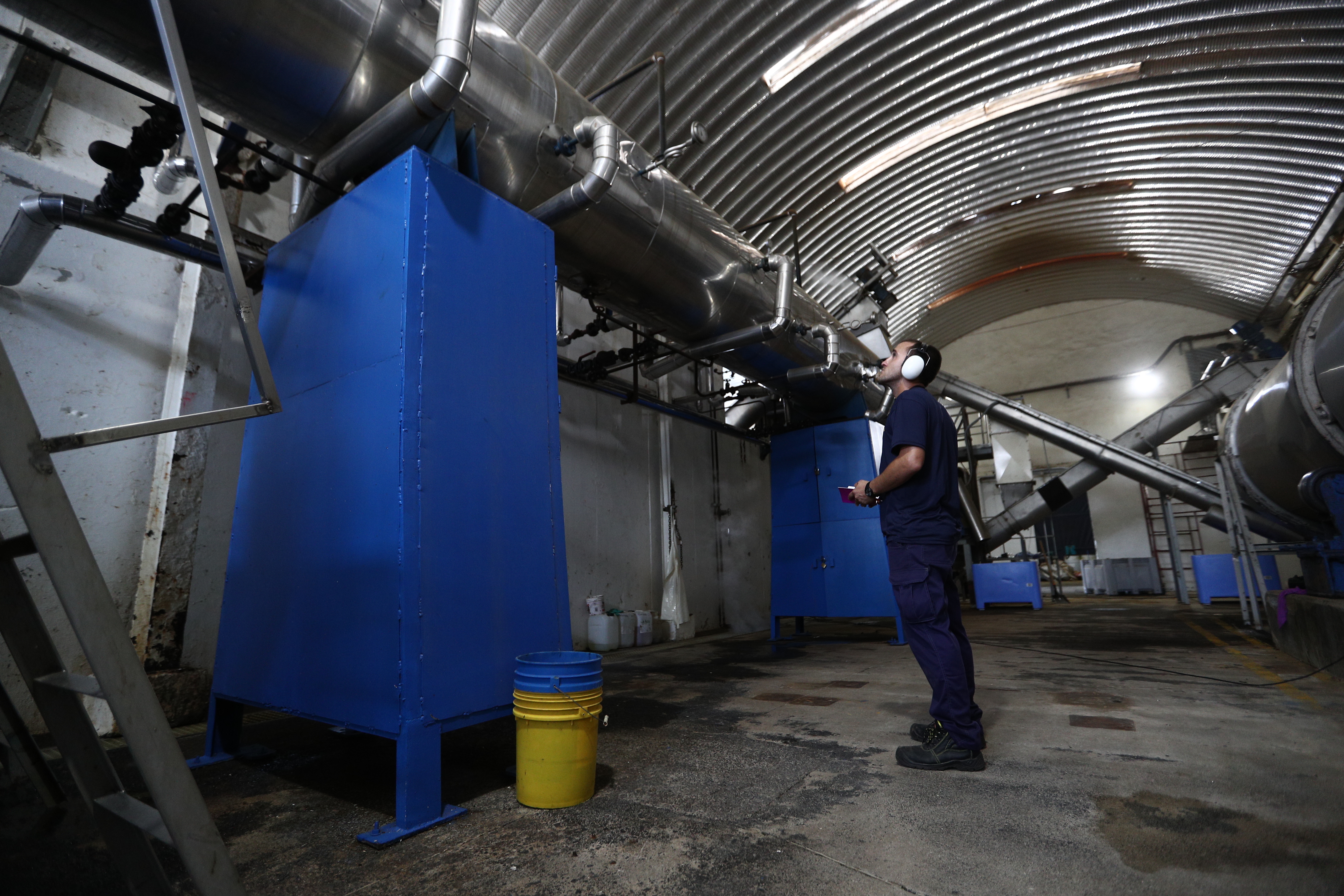 Recorrido en las instalaciones de la industria Atunera Centroamericana con la apertura de su nueva planta de harina de pescado.

foto por Carlos Hernndez Ovalle
29/08/2019