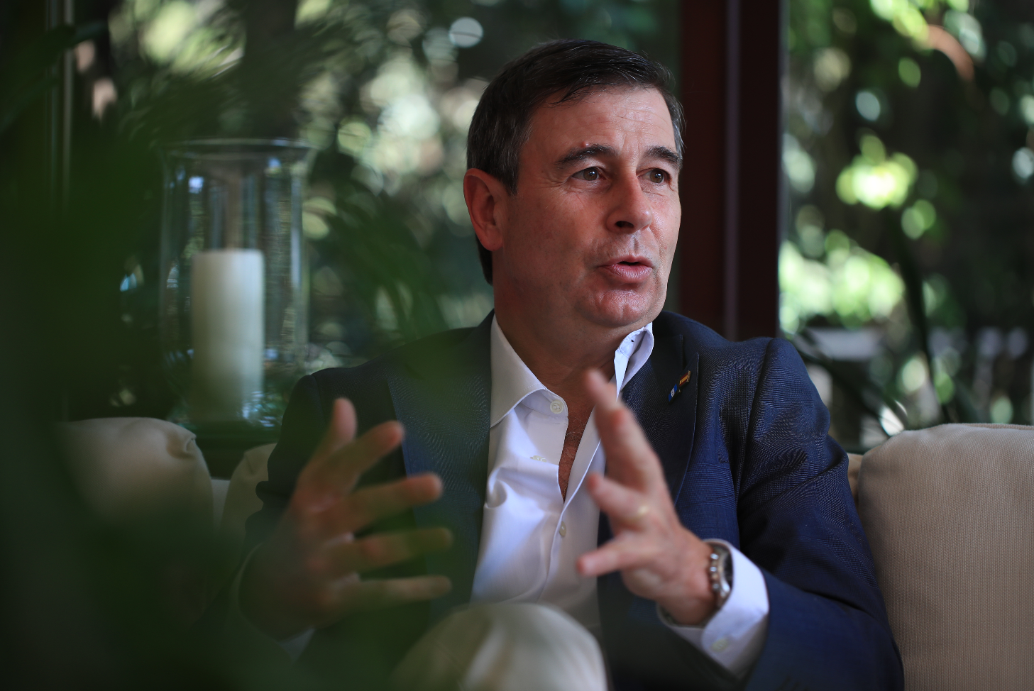 José María Laviña, embajador de España en Guatemala. (Foto Prensa Libre: Carlos Hernández)