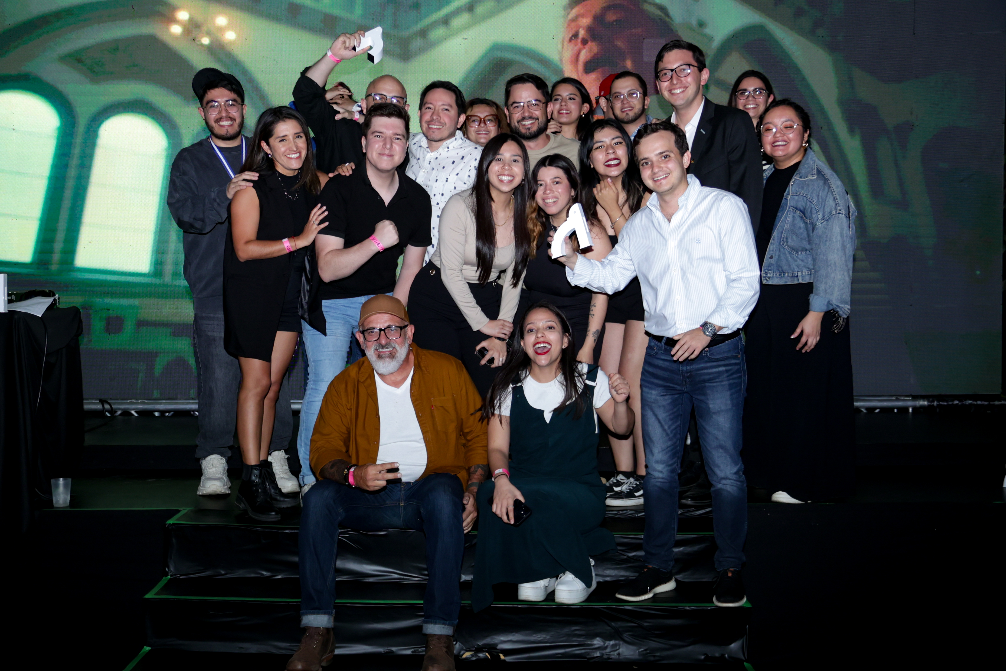 Premiación Día 1; EL TAIER DDB CENTRO; Gool; Cliente: Banco Industrial. (Fotografía Prensa Libre: Festival de Antigua)