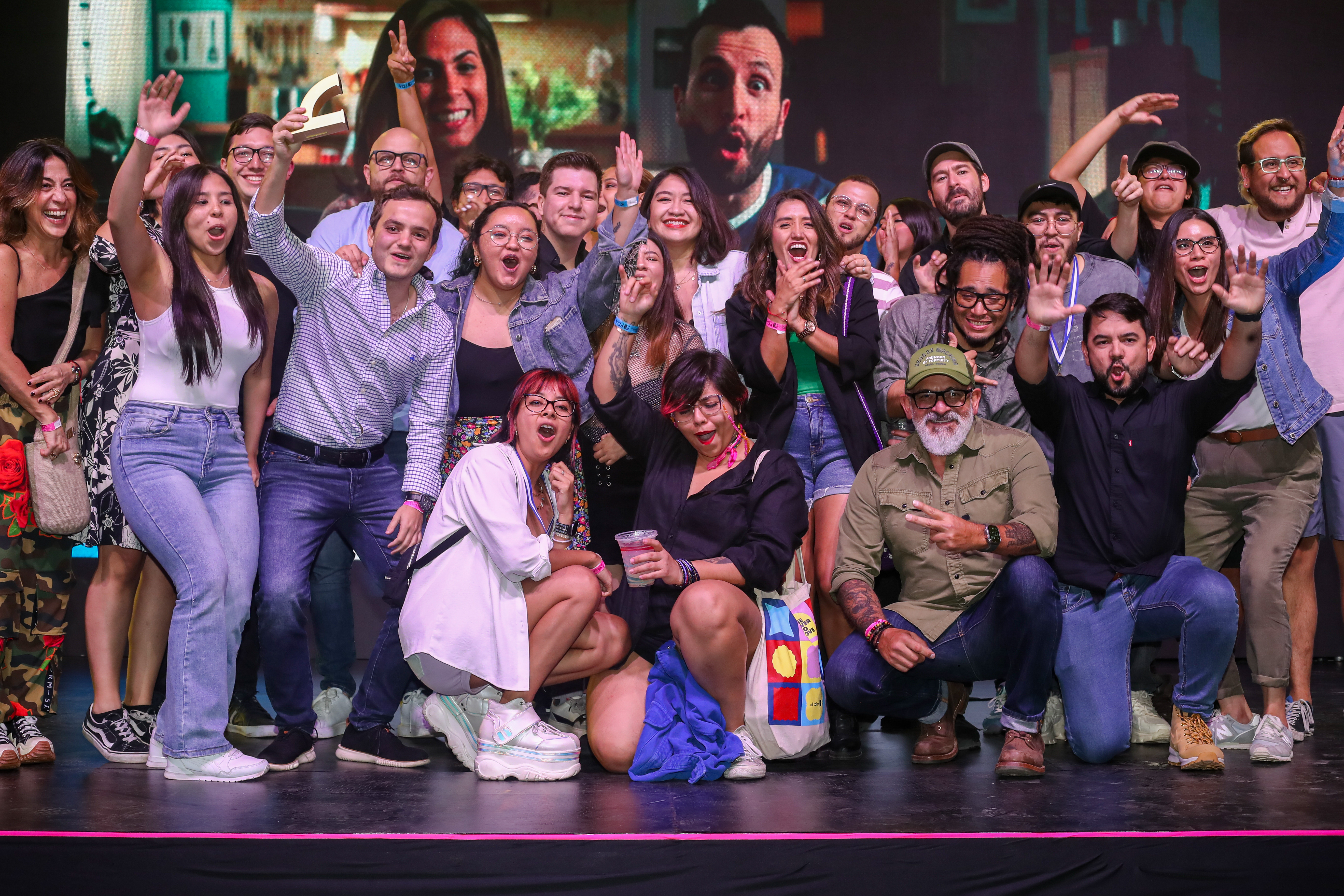 Durante la ceremonia de los Premios del Festival de Antigua 2024 se entregaron 30 premios Oro, 29 Plata y 22 Bronce. (Fotografía Prensa Libre: Juan Diego González)