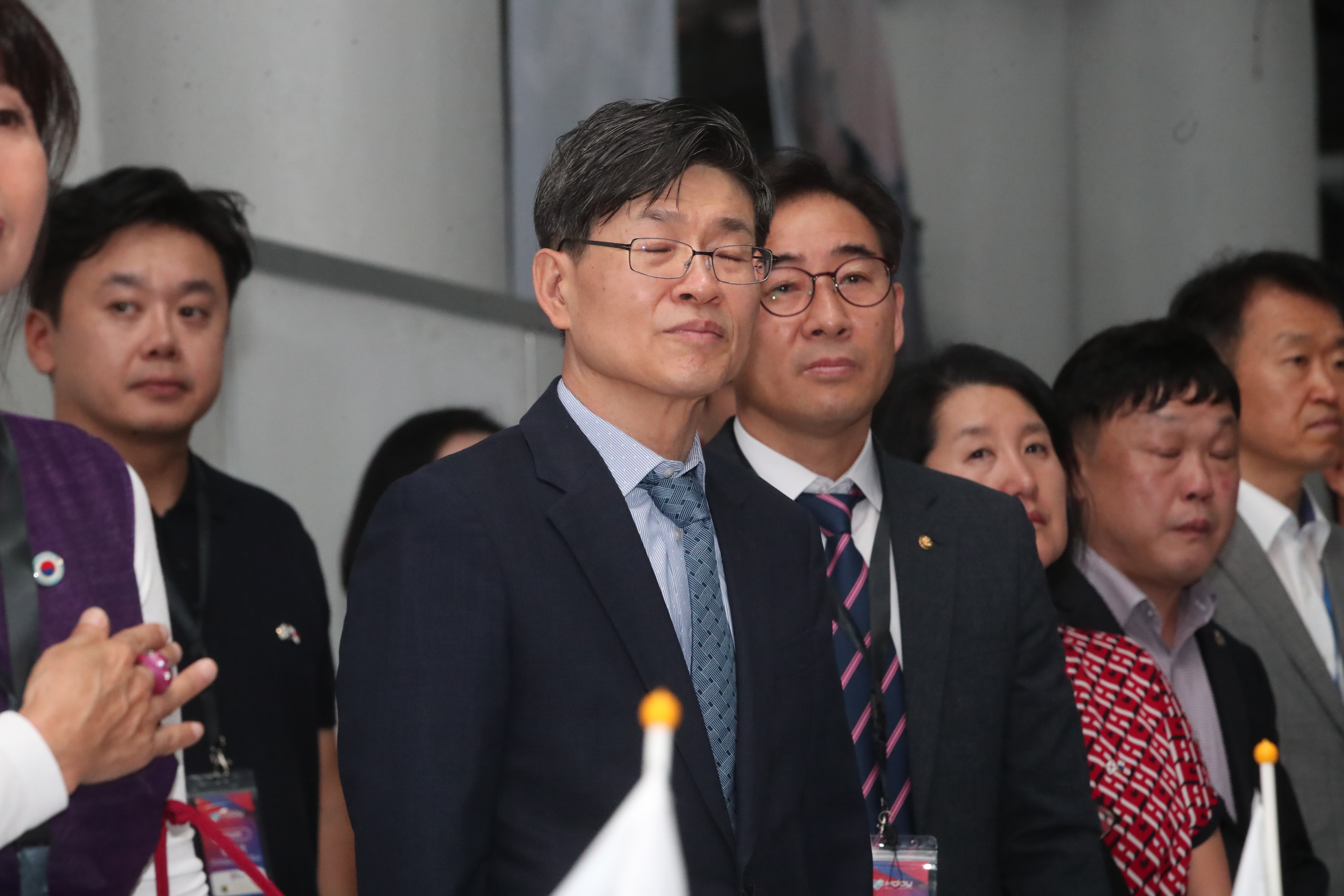 El embajador de corea en Guatemala Soy Joonho Cheon es recibido con calidez y entusiasmo mientras se une a la celebración del K-Day.  (Fotografía Prensa Libre: Byron Rivera Baiza).