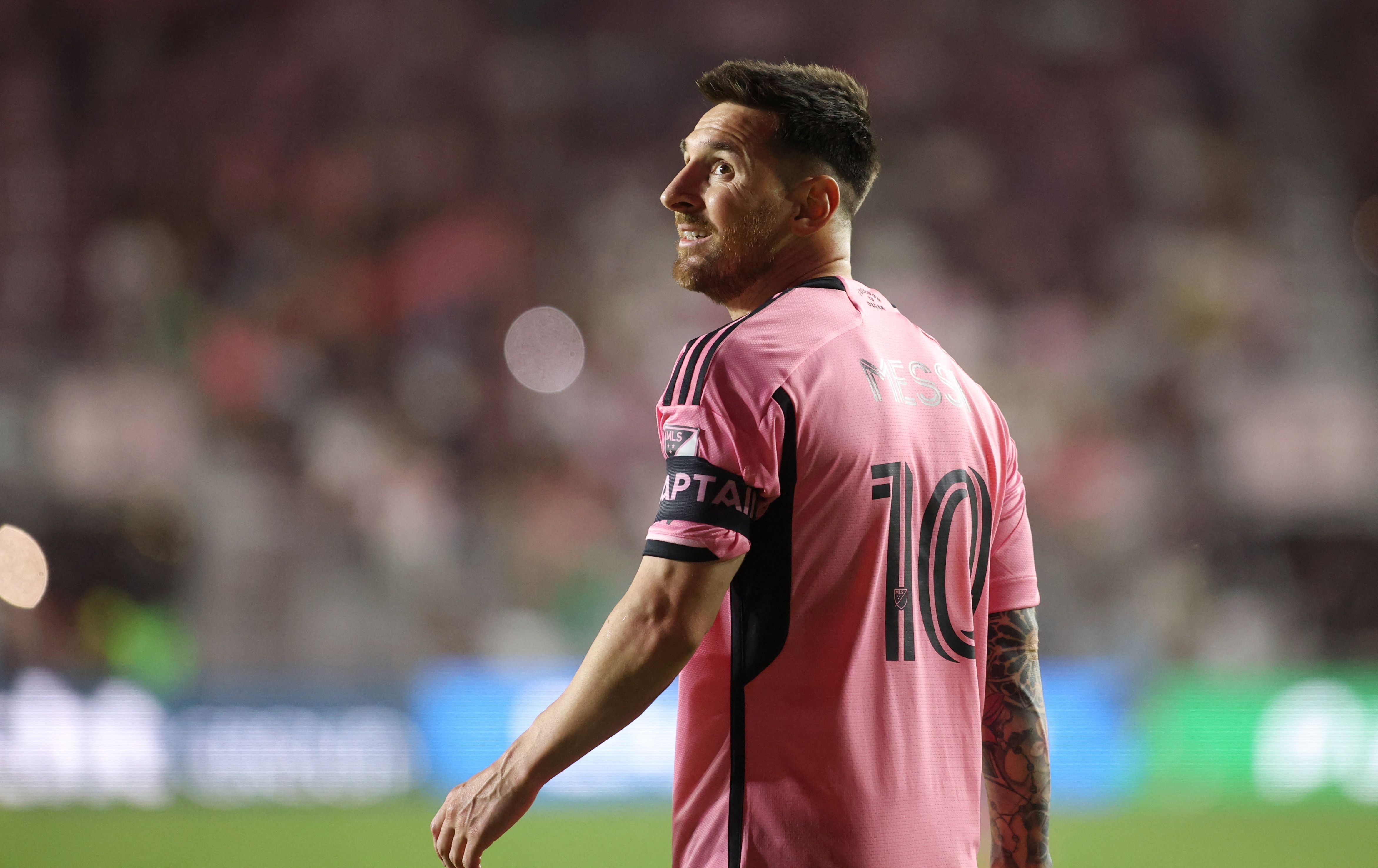 Messi en su partido de la MLS contra el Colorado Rapids.