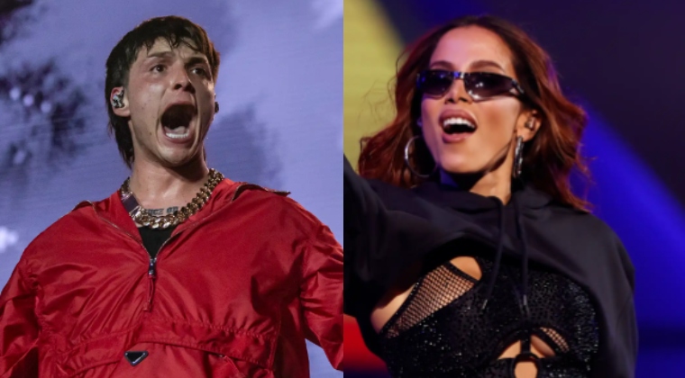 Peso Pluma y Anitta protagonizaron un polémico beso