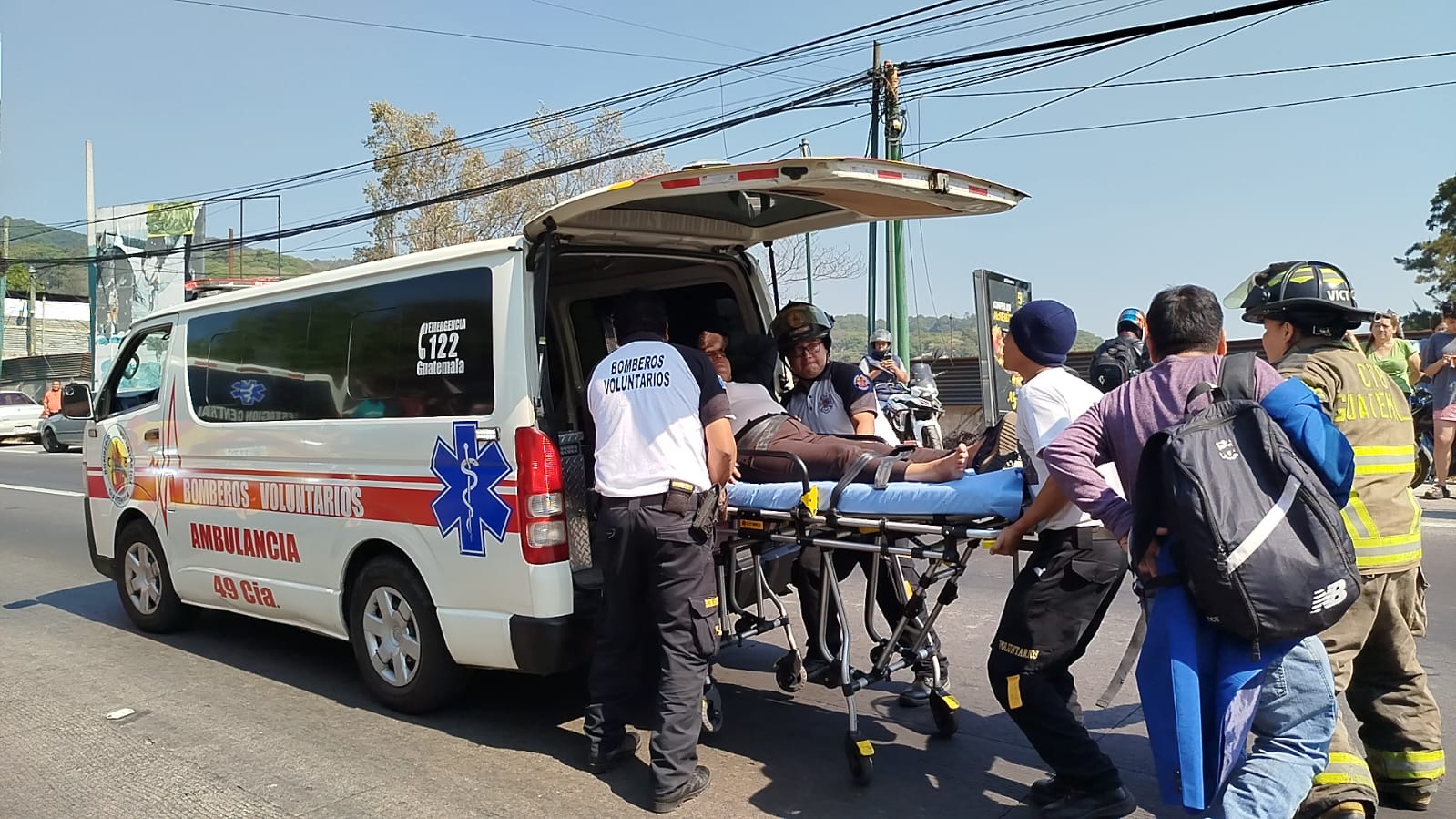 Accidente en km 19.5 de la ruta Interamericana este 26 de abril 2024.'