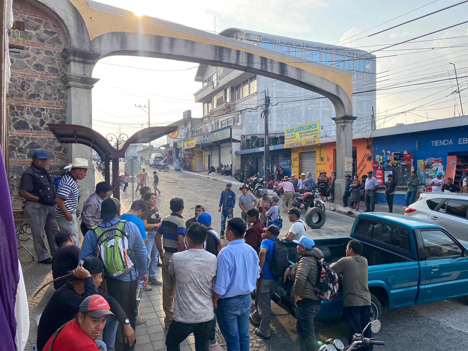 Entrada al municipio de San Andrés Itzapa