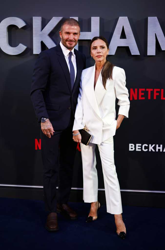 David Beckham y Victoria