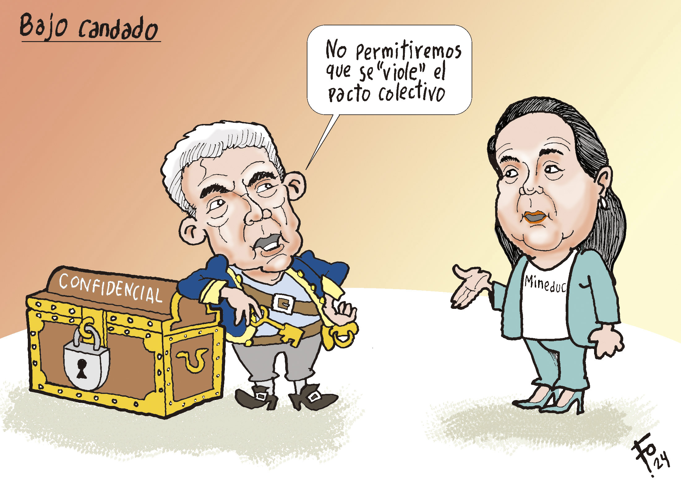 Personajes: Joviel Acevedo y Anabella Giracca.