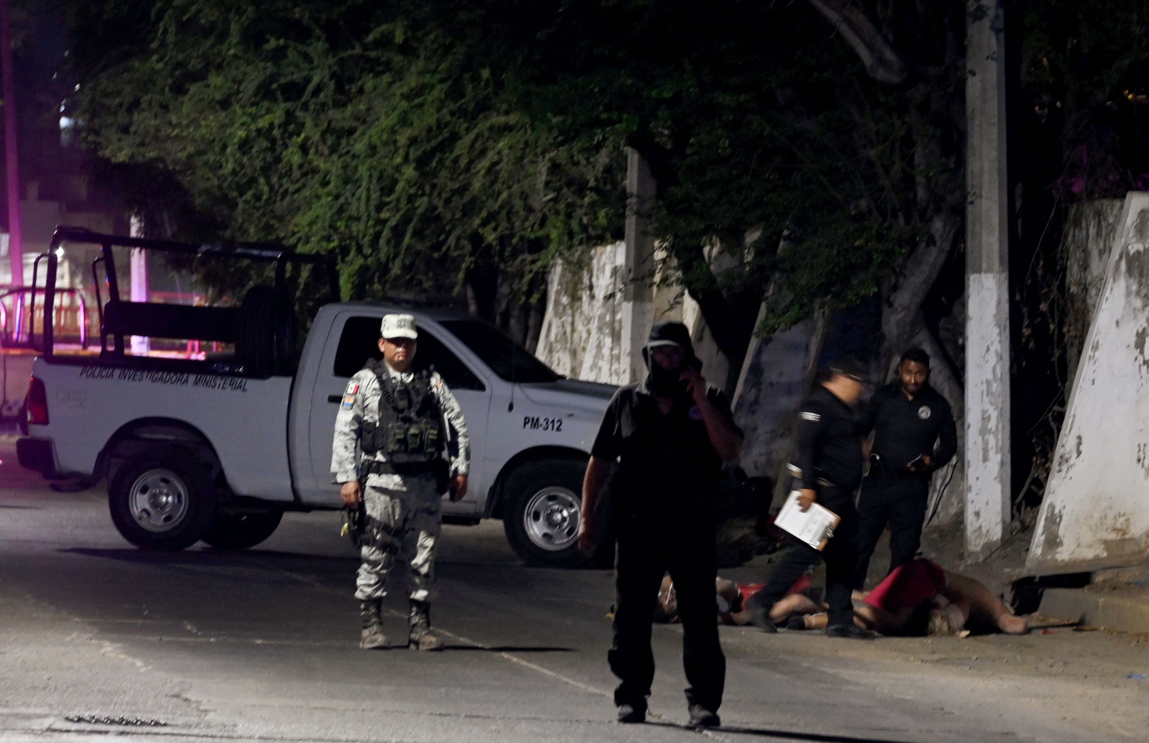 Cifras oficial indican que de enero a abril del 2024 han sido asesinadas 9 mil 776 personas en México, de ellas 539 en Guerrero. (Foto Prensa Libre: FRANCISCO ROBLES / AFP).