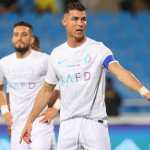 Cristiano Ronaldo durante un partido con su equipo, el Al Nassr de Arabia.