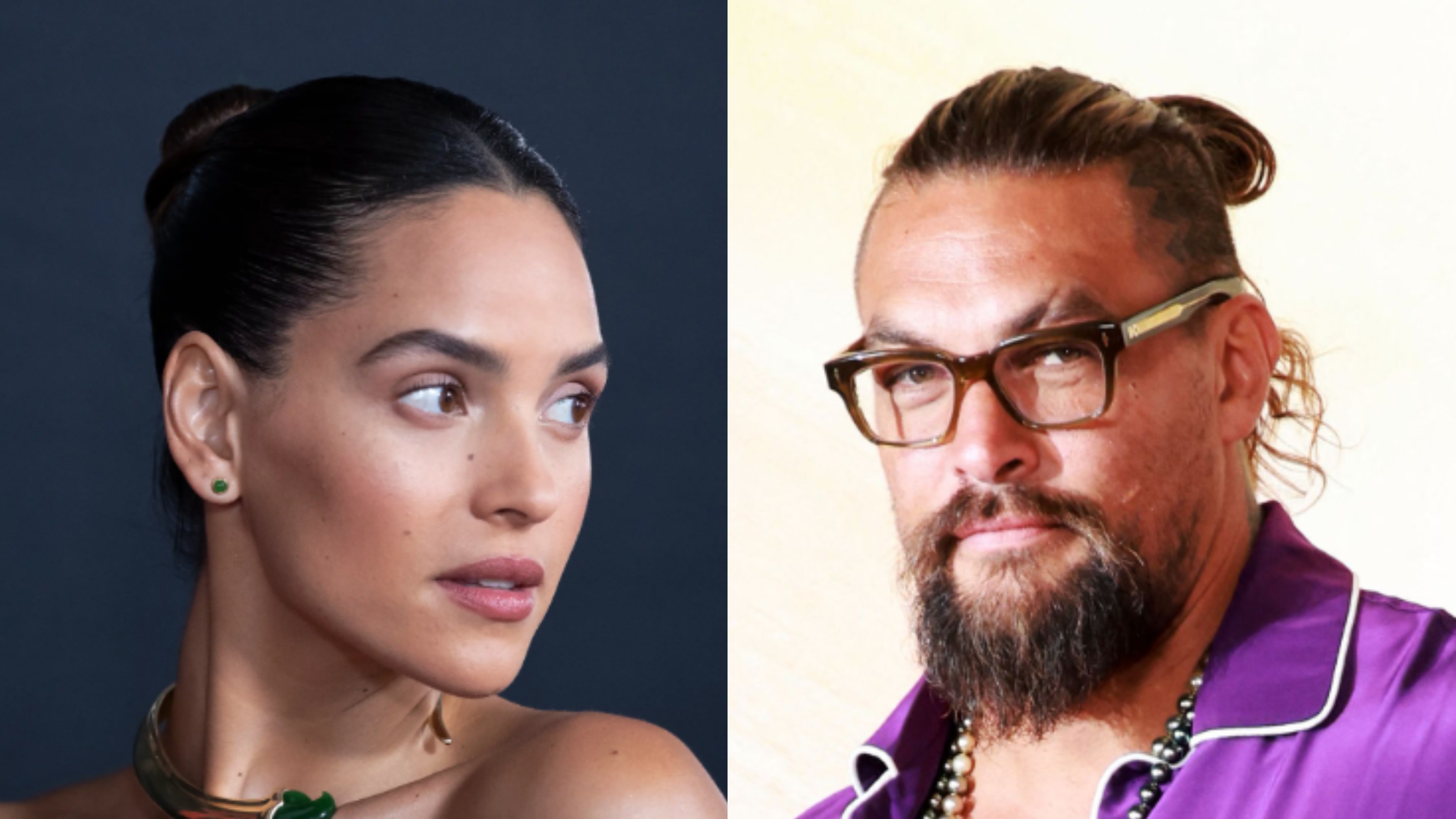 Adria Arjona y Jason Momoa