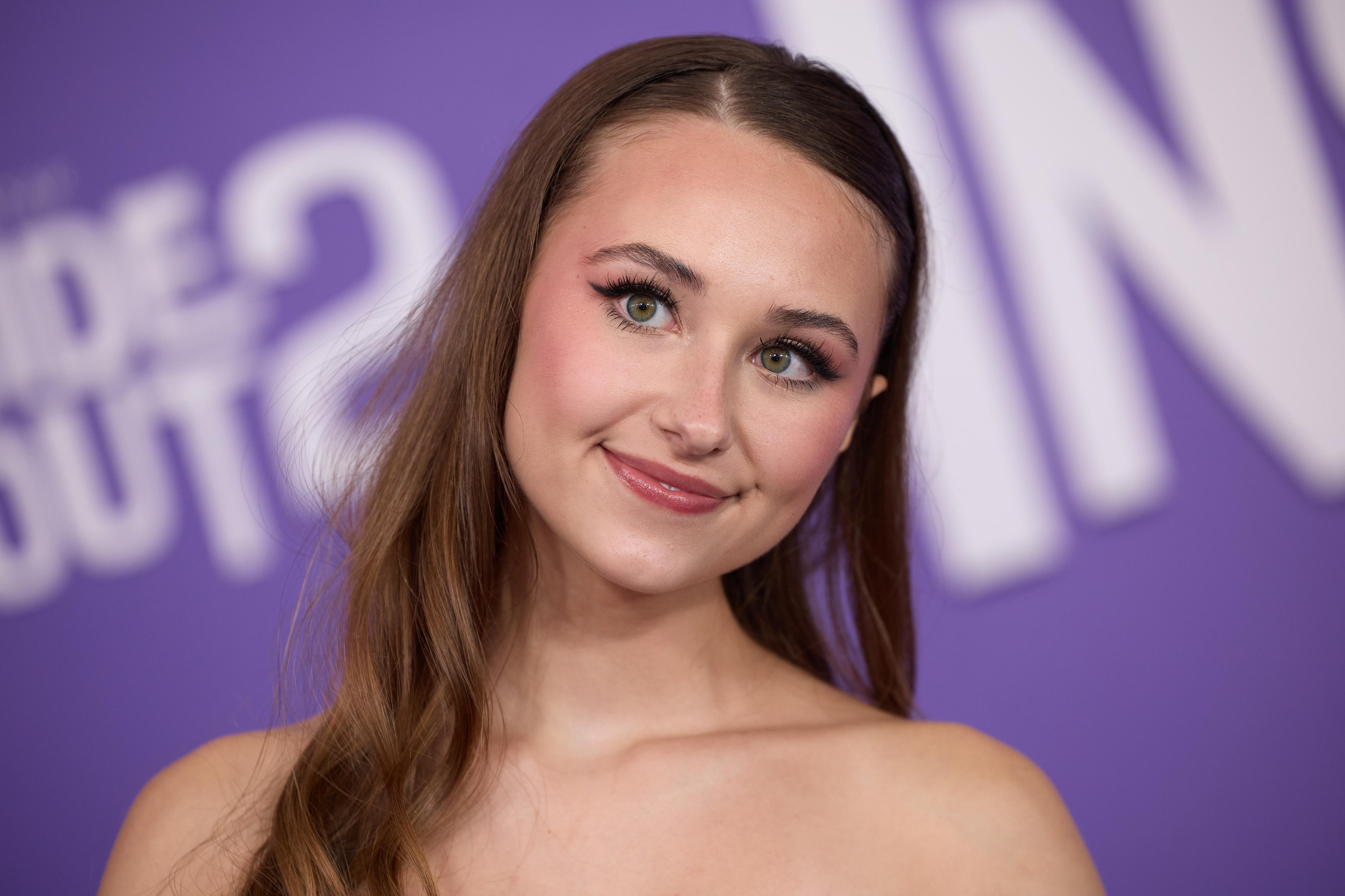 Los Angeles (United States), 11/06/2024.- Kensington Tallman attends the premiere of 'Inside Out 2' at El Capitan Theatre in Los Angeles, California, USA, 10 June 2024. (Cine) EFE/EPA/ALLISON DINNER