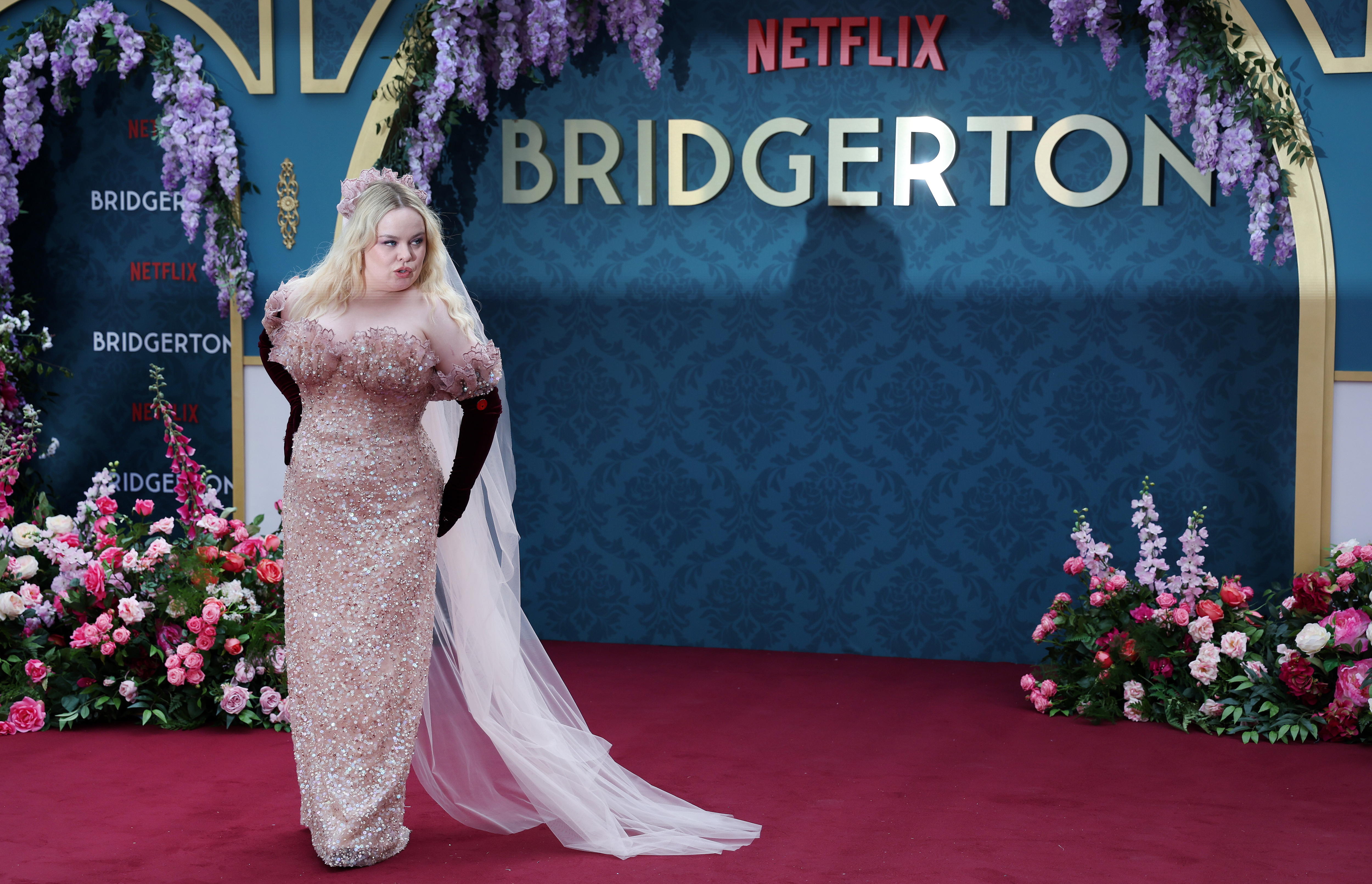 London (United Kingdom), 12/06/2024.- Irish actor Nicola Coughlan attends the Bridgerton Season 3 Part 2 special film screening at Leicester Square in London in London, Britain, 12 June 2024. (Cine, Reino Unido, Londres) EFE/EPA/ANDY RAIN