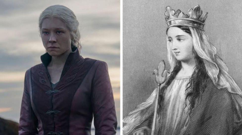 El personaje de Rhaenyra Targaryen (interpretada por Emma D'Arcy) se inspiró en la historia de la emperatriz Matilde del siglo XII. FOTO HBO/GETTY IMAGES