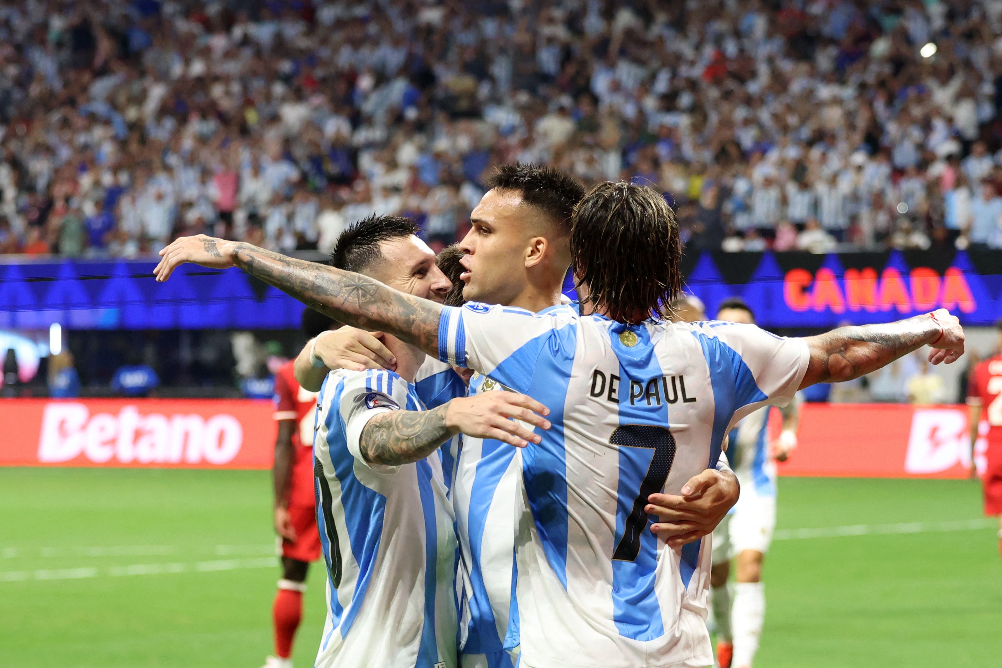 Lautaro Martínez anotó el tanto que dio el triunfo a Argentina en la Copa América 2024.