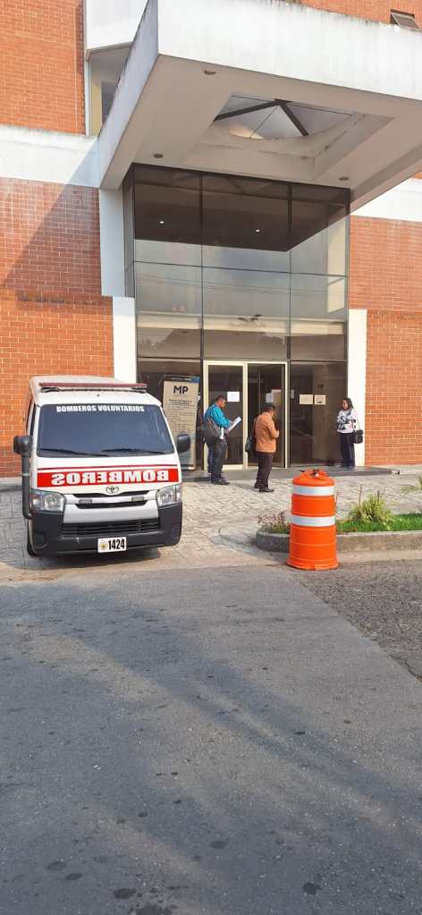 Bomberos Voluntarios auxiliar fiscal del Ministerio Público fallecido