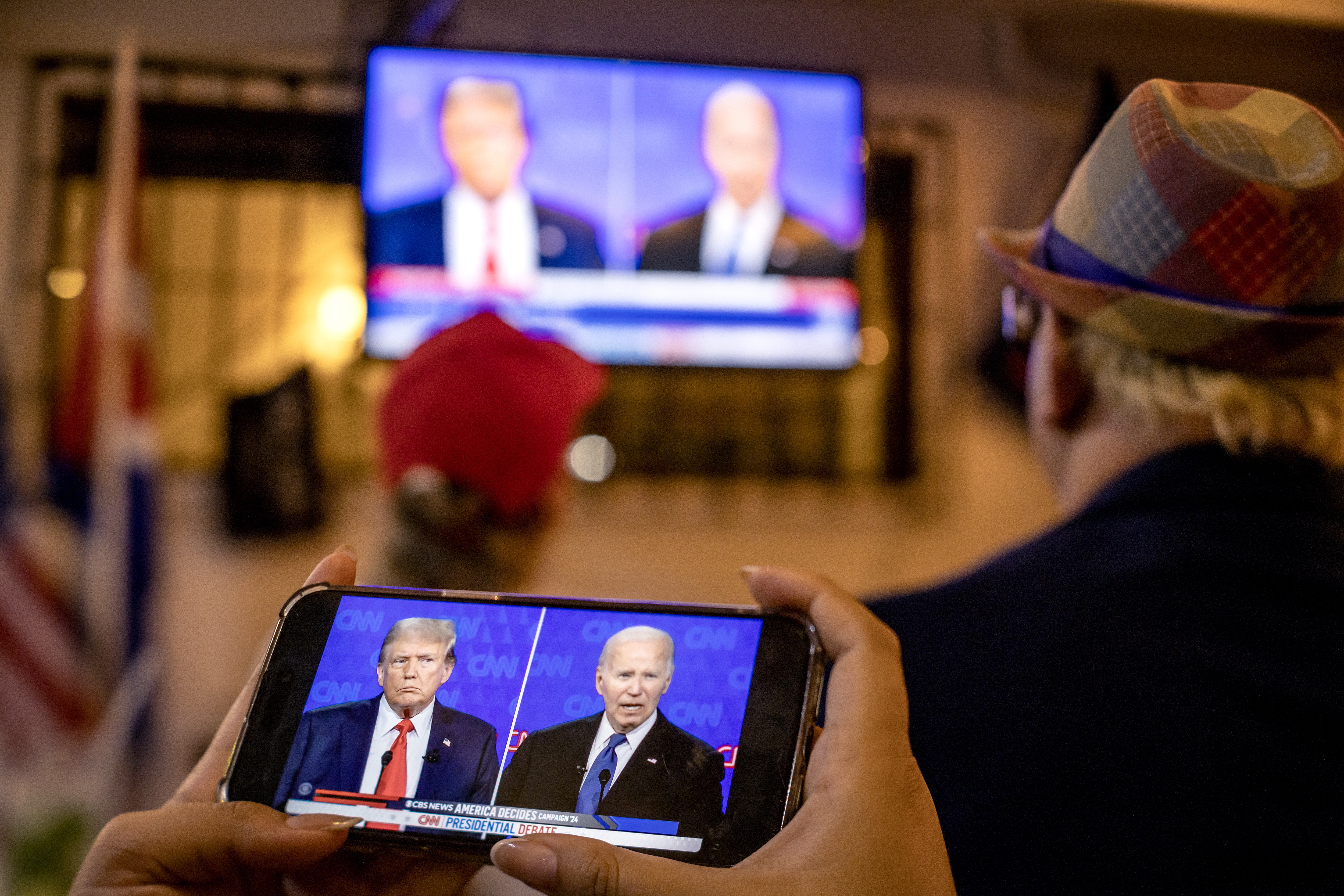 Debate presidencial entre Donald Trump y Joe Biden