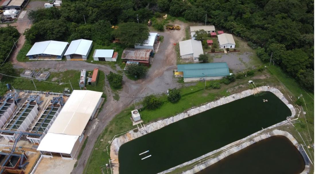 El proyecto minero Cerro Blanco se ubica en Asunción Mita, Jutiapa. (Foto, Prensa Libre AFP).