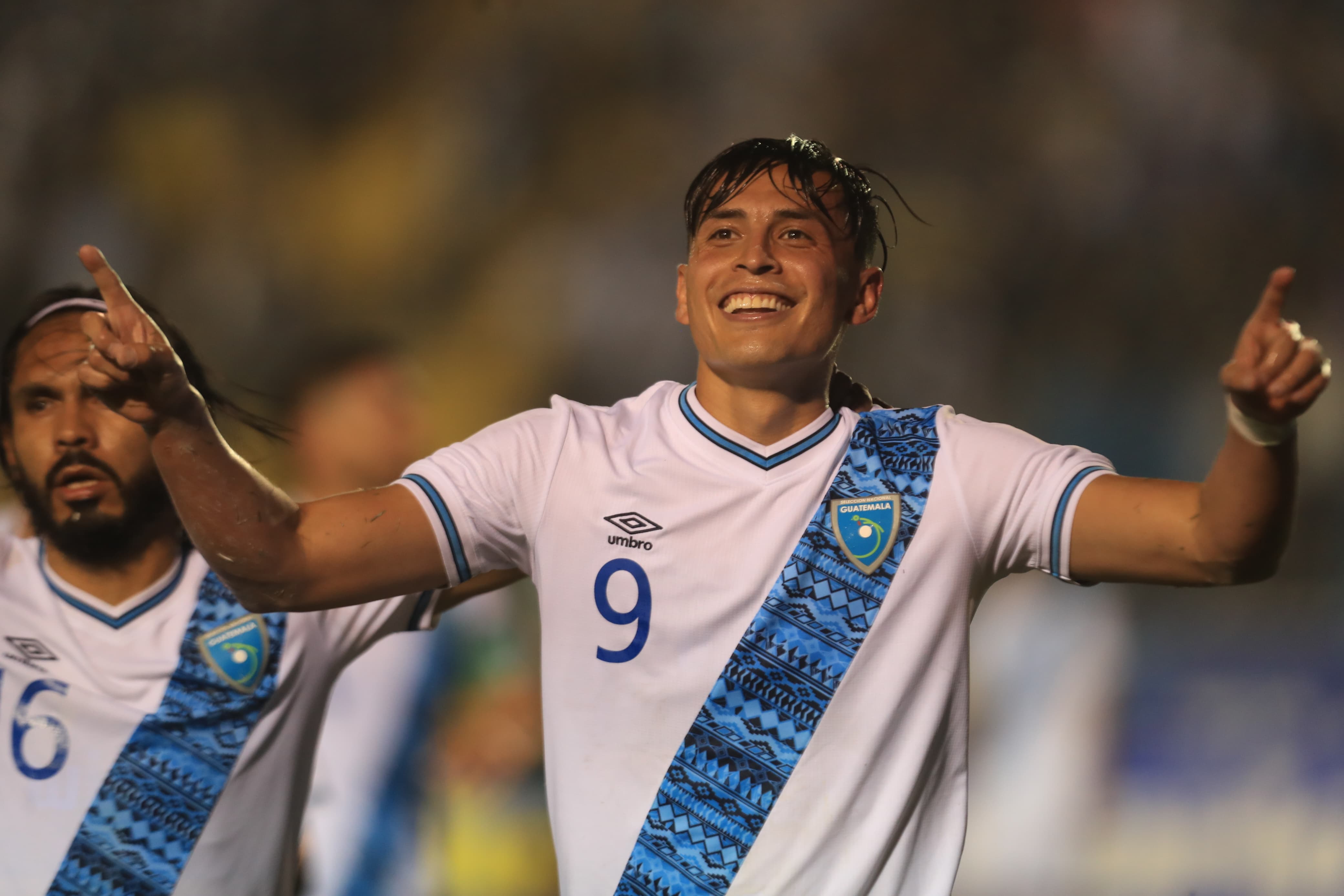 Rubio Rubín, delantero de Guatemala en el primer partido rumbo al Mundial de 2026.