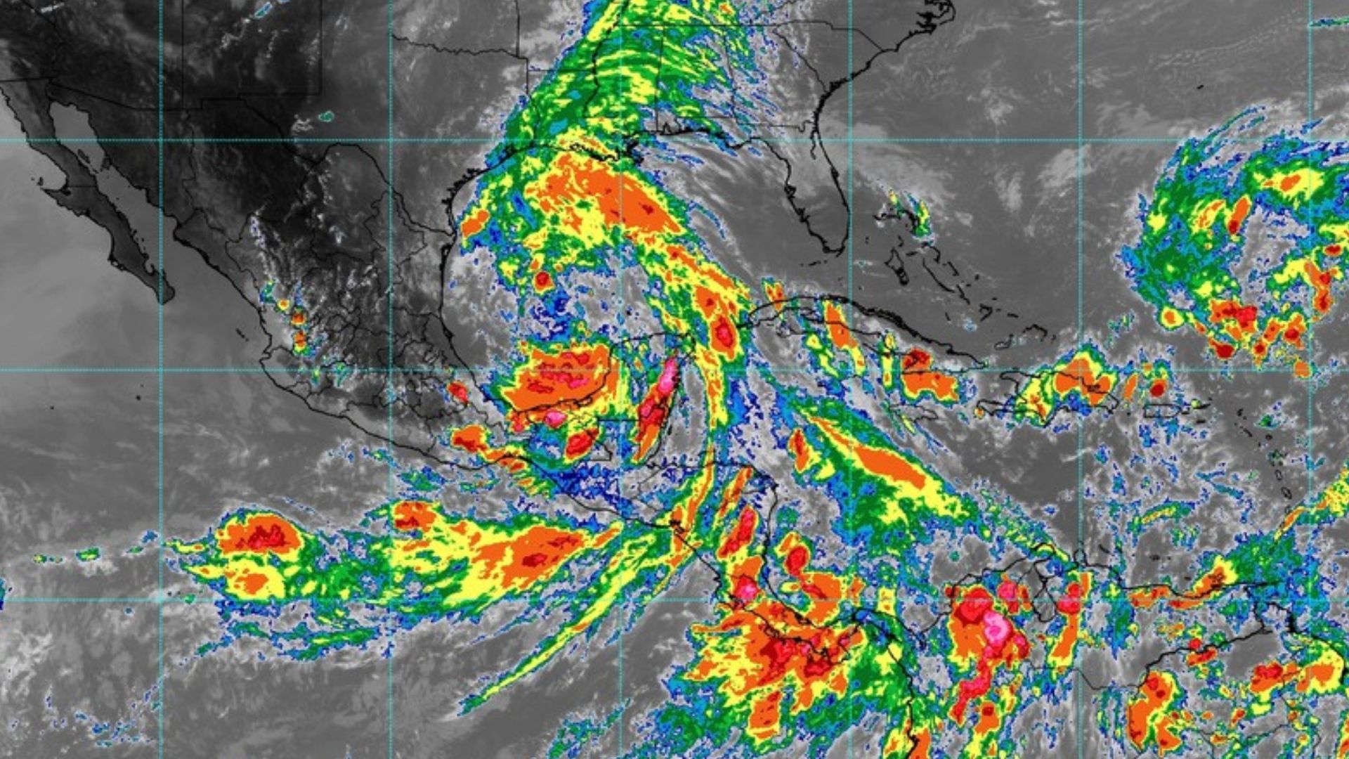 Tormenta y ciclón Antonio en México-Guatemala