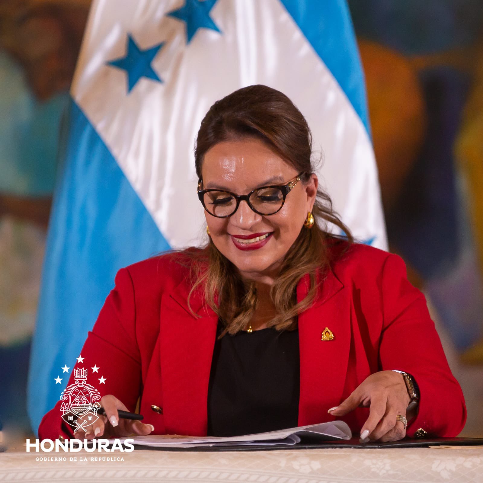 La mandataria hondureña Xiomara Castro se reunirá en Guatemala con Bernardo Arévalo. (Foto Prensa Libre: Xiomara Castro)