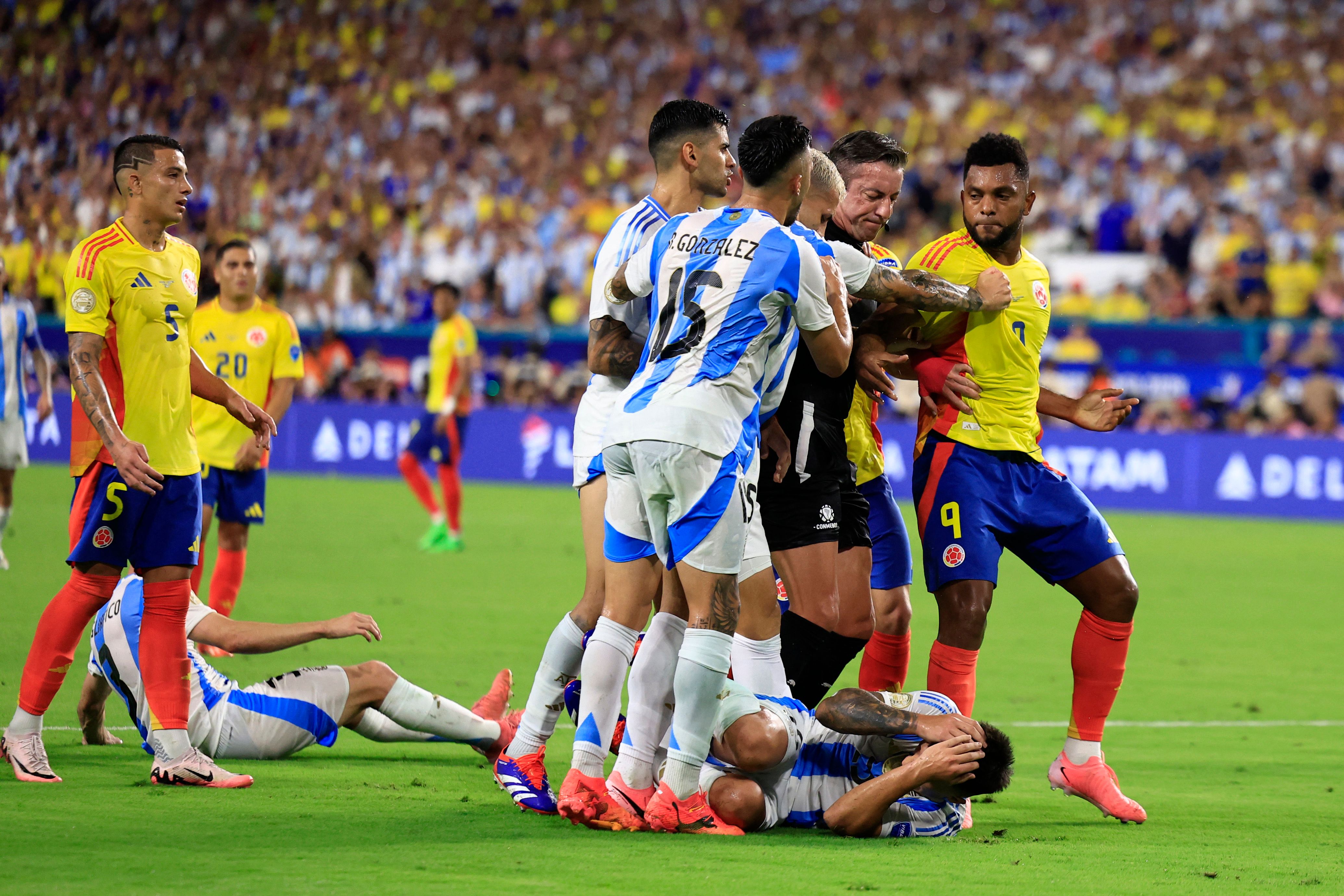 Argentina derrotó 1-0 a Colombia en la final de la Copa América 2024. (Foto Prensa Libre: AFP)