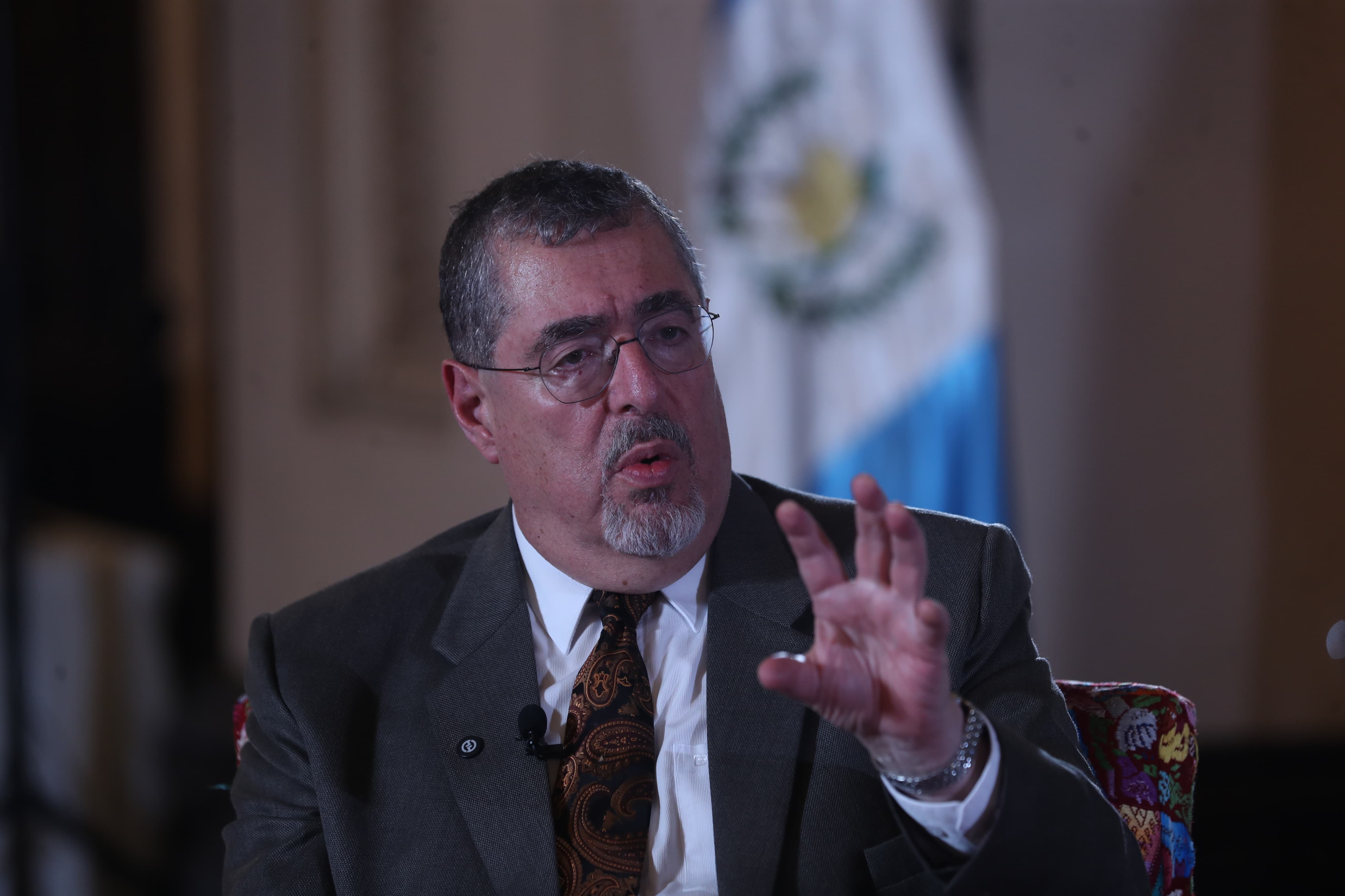 Bernardo Arévalo, presidente de Guatemala. (Foto Prensa Libre: Érick Ávila)