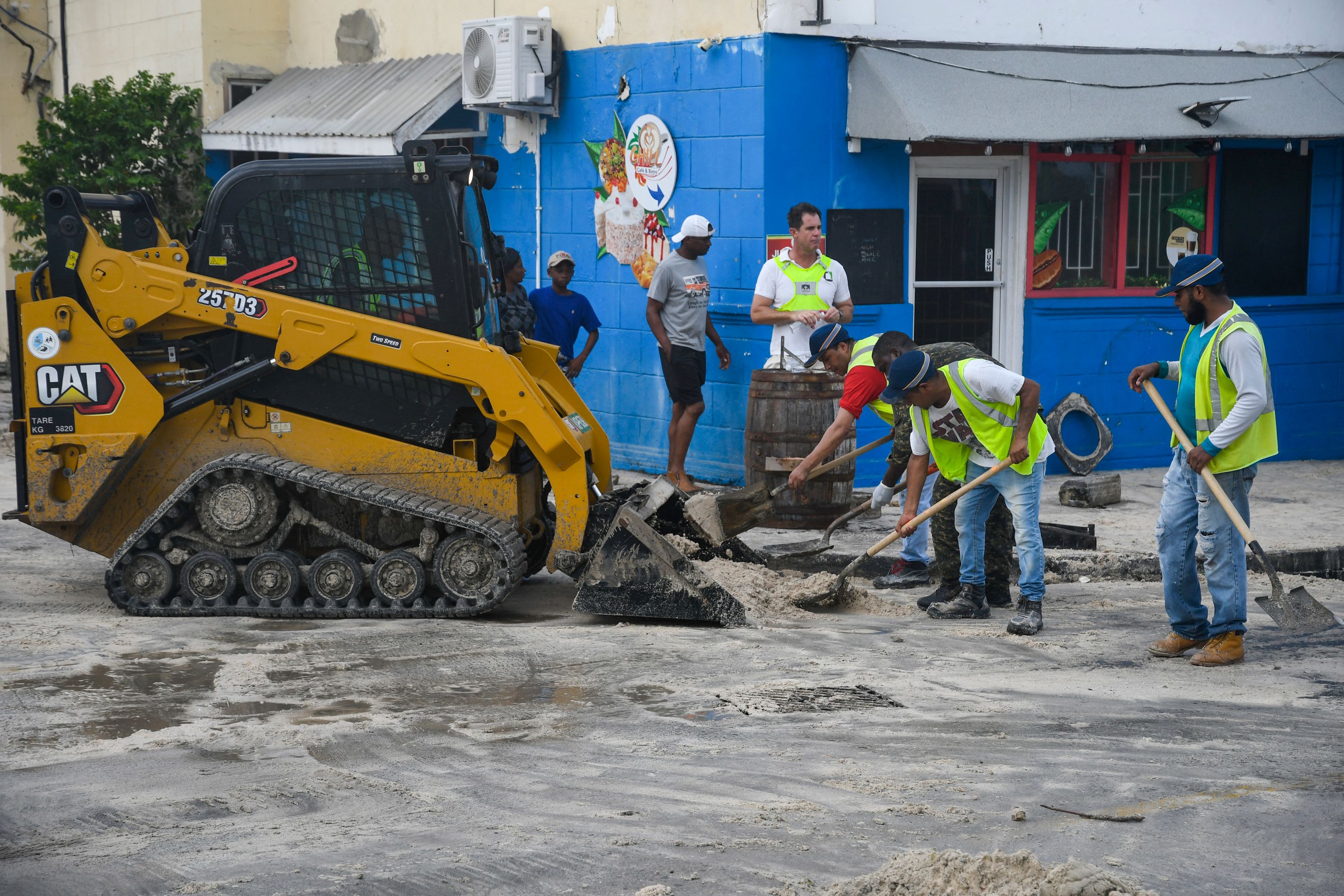 Según expertos, es extremadamente inusual una tormenta tan potente al inicio de la temporada de huracanes, que va desde principios de junio hasta finales de noviembre en el océano Atlántico. (Foto Prensa Libre: Randy Brooks / AFP)