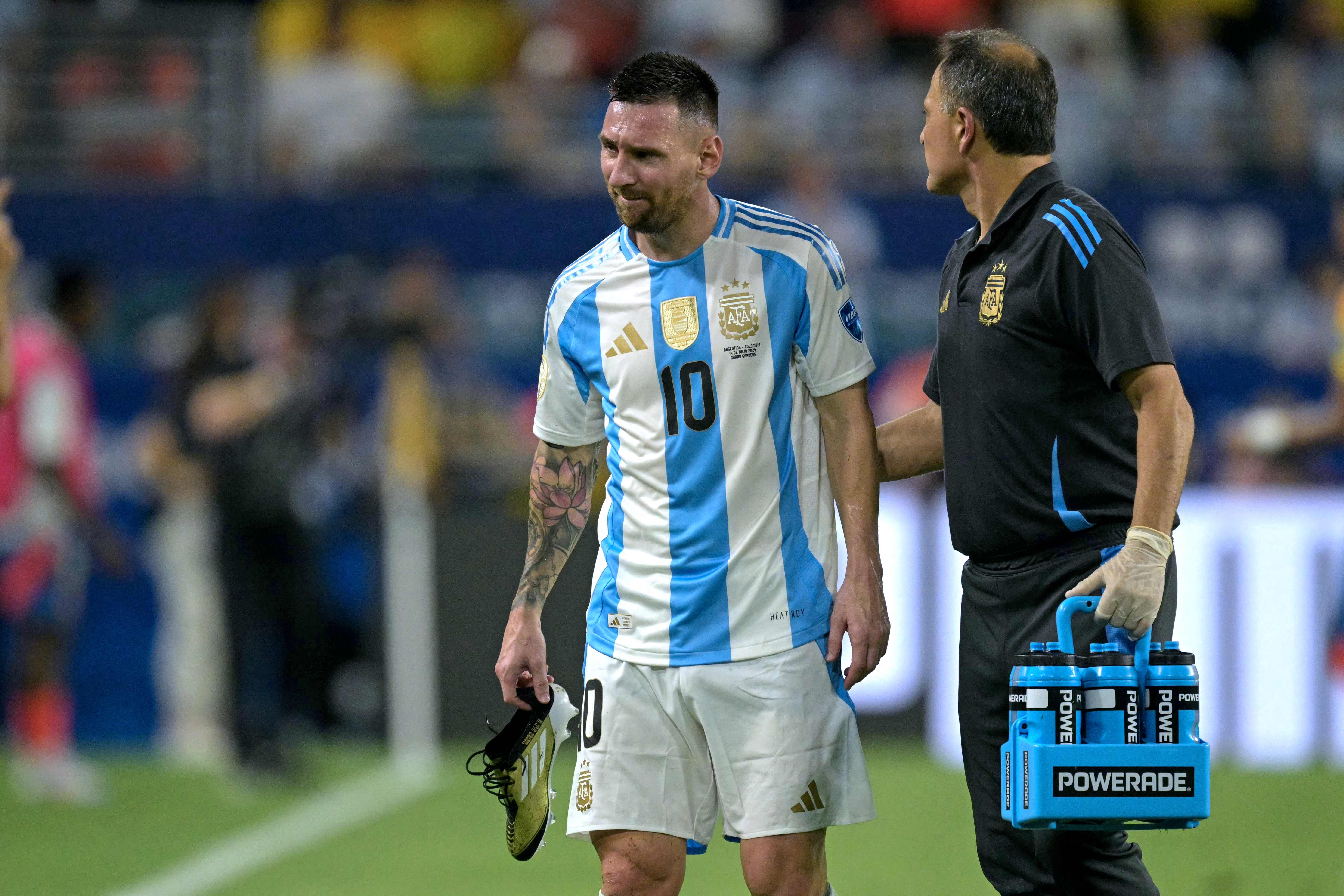 Leo Messi Copa América 2024 Argentina Colombia