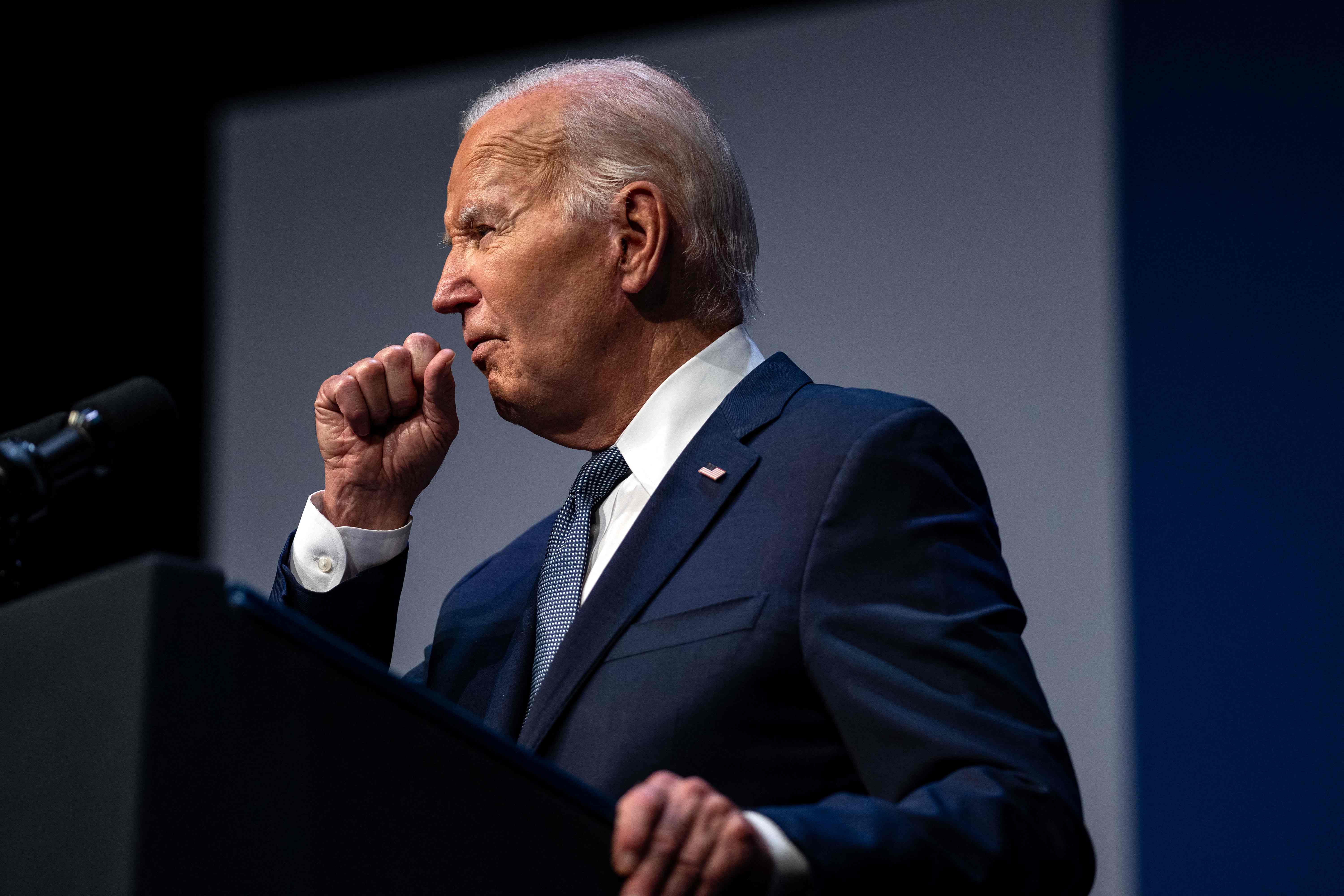 Joe Biden busca la reelección como presidente de Estados Unidos. (Foto Prensa Libre: Kent Nishimura / AFP).