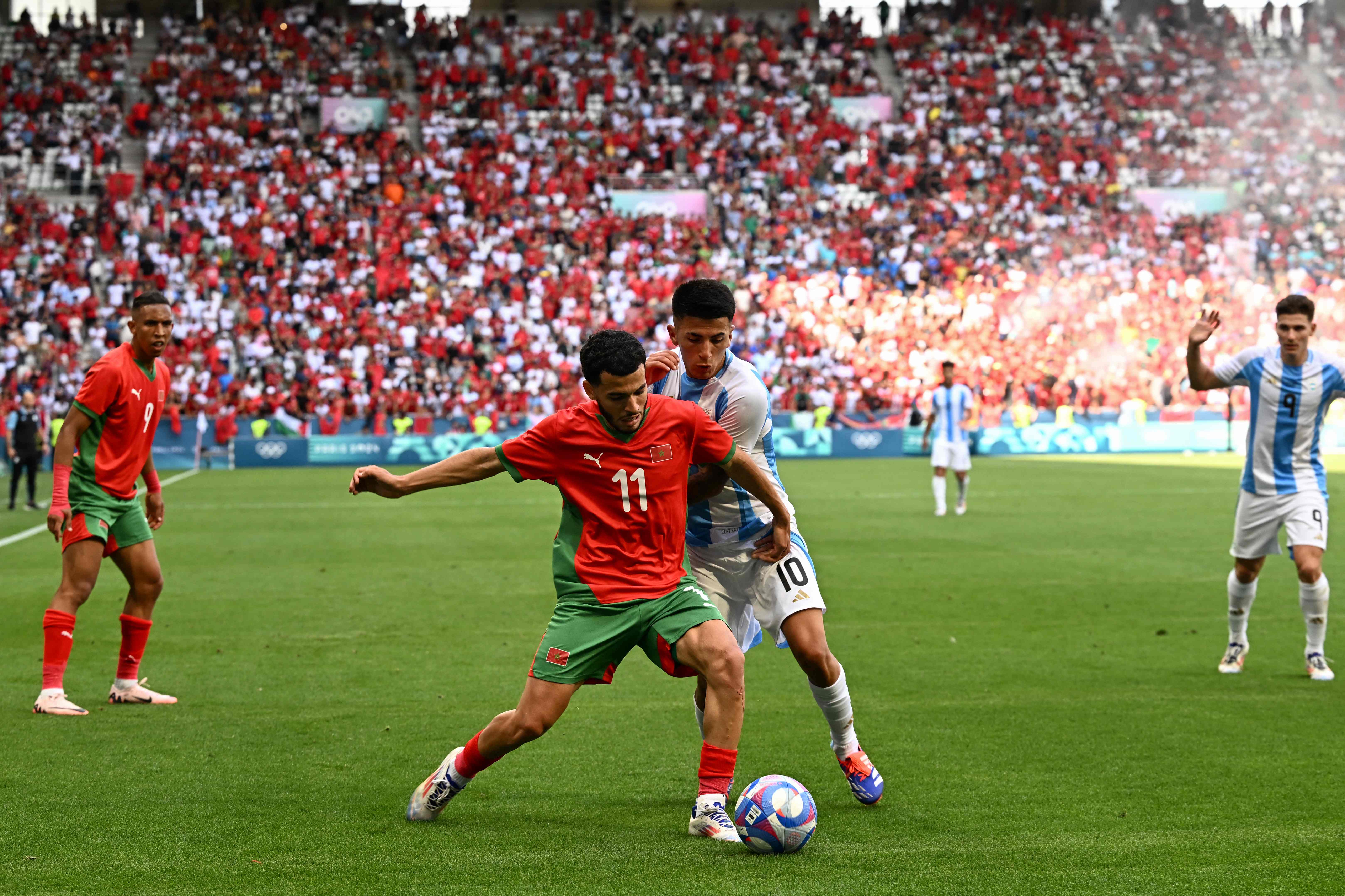 Argentina VS Marruecos durante los Juegos Olímpicos 2024'