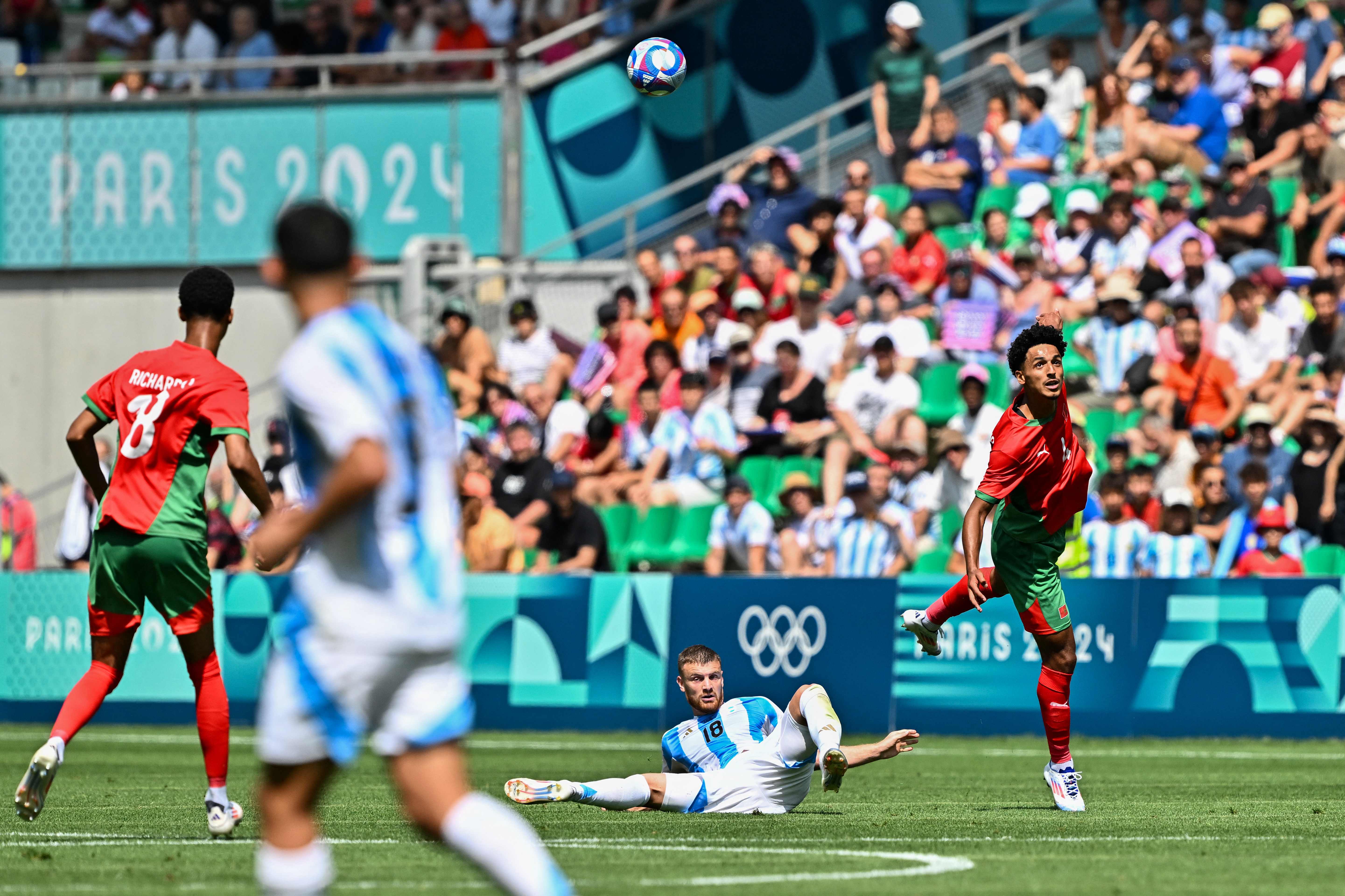 Argentina VS Marruecos durante los Juegos Olímpicos 2024'