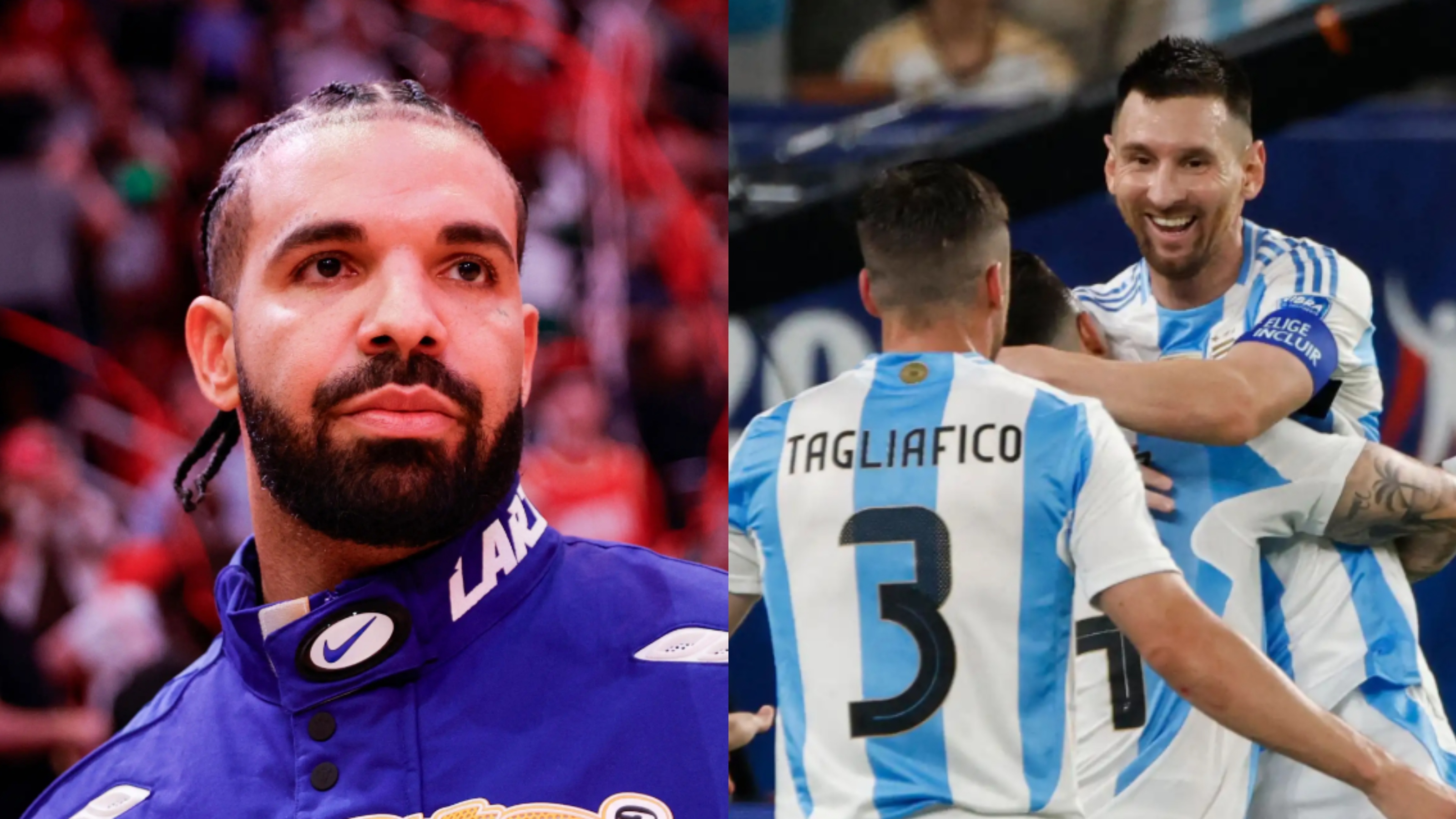 Drake apostó una millonaria cifra a la derrota de Argentina contra Canadá