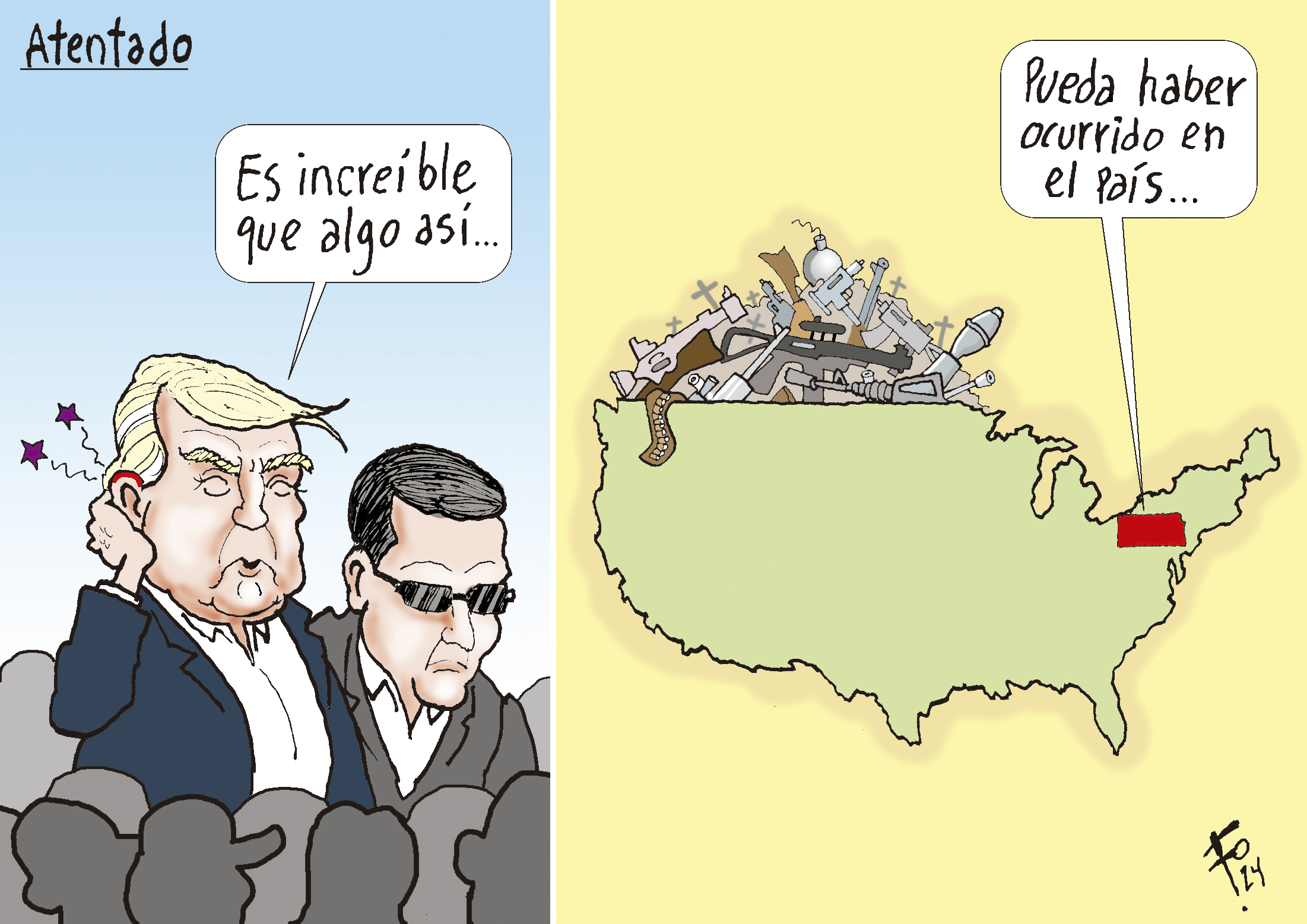 Personaje: Donald Trump.