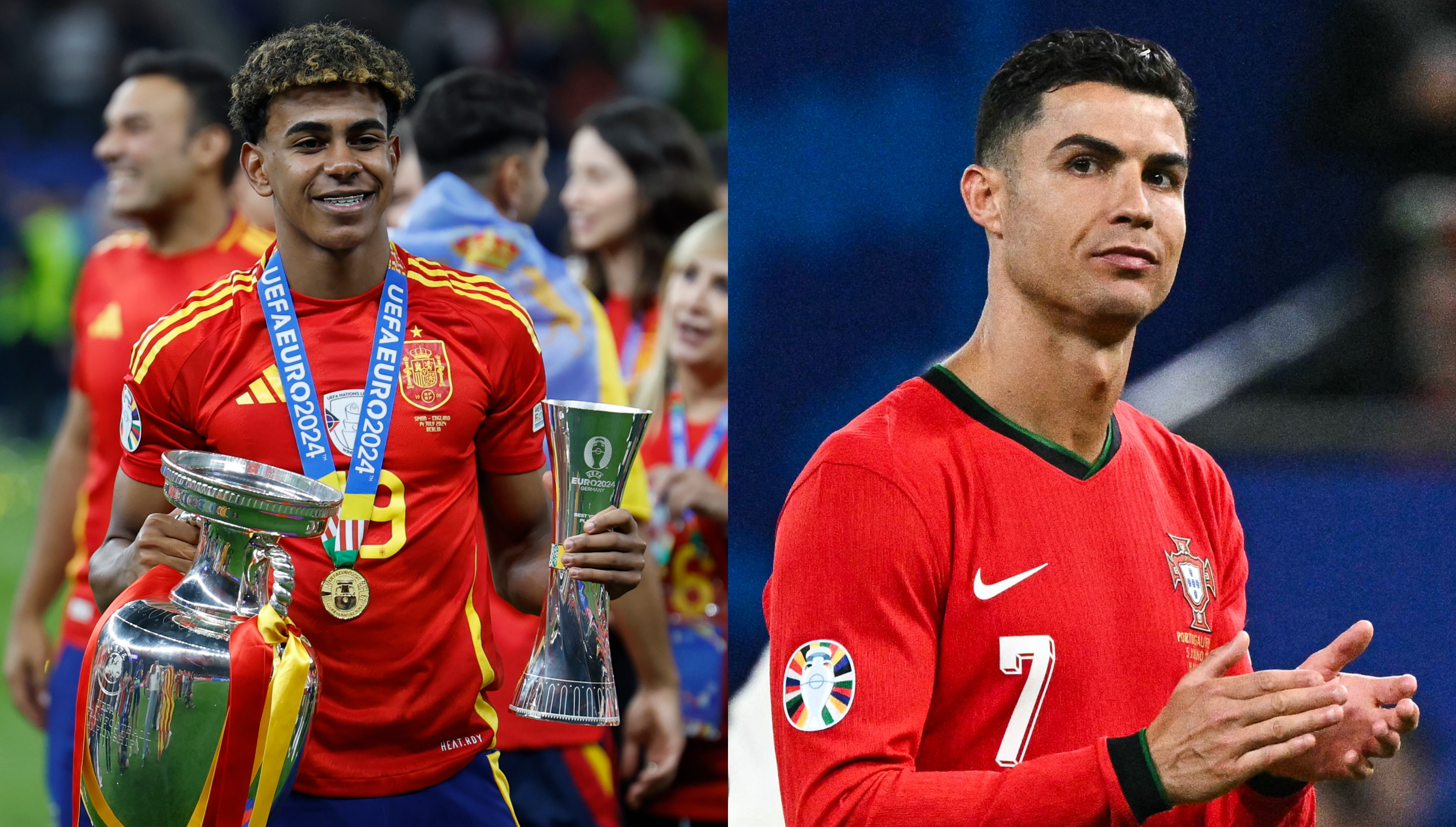 Lamine Yamal ganó su primera Eurocopa y Cristiano Ronaldo quedó eliminado en su último gran torneo de Europa.