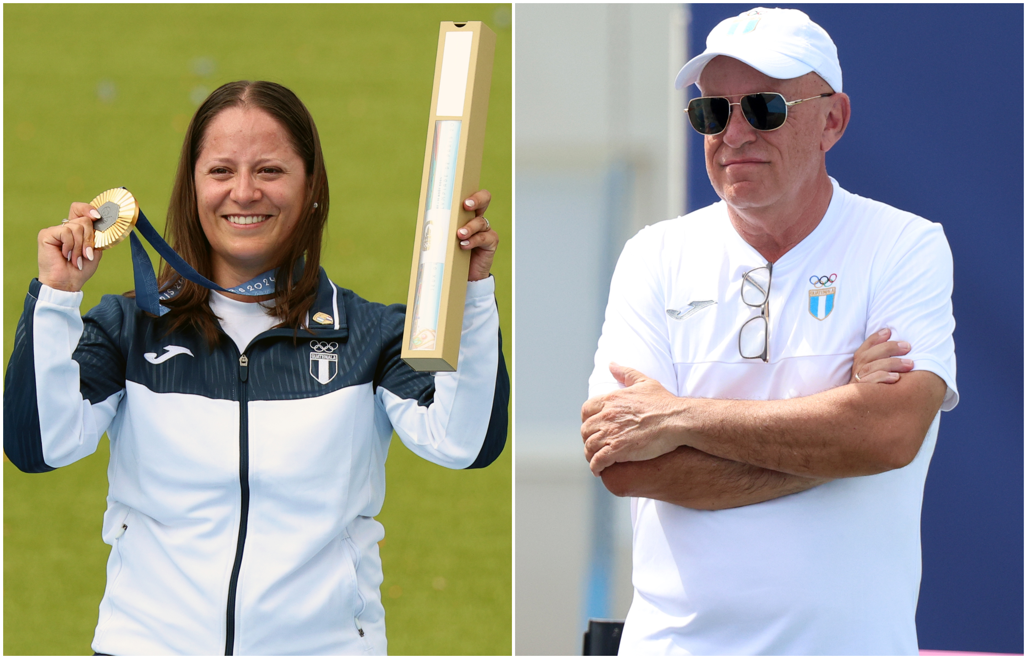 El entrenador español Pedro Martín Fariza ha sido importante en la carrera de Adriana Ruano. (Foto Prensa Libre).