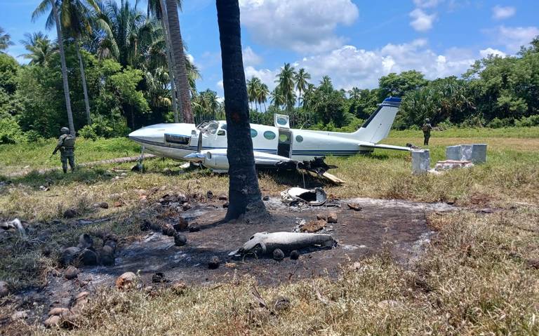 La Secretaría de la Defensa Nacional de México ha asegurado más de una veintena de aeronaves entre 2023 y 2024 provenientes de Honduras, El Salvador y Guatemala. (Foto Prensa Libre: Sedena).