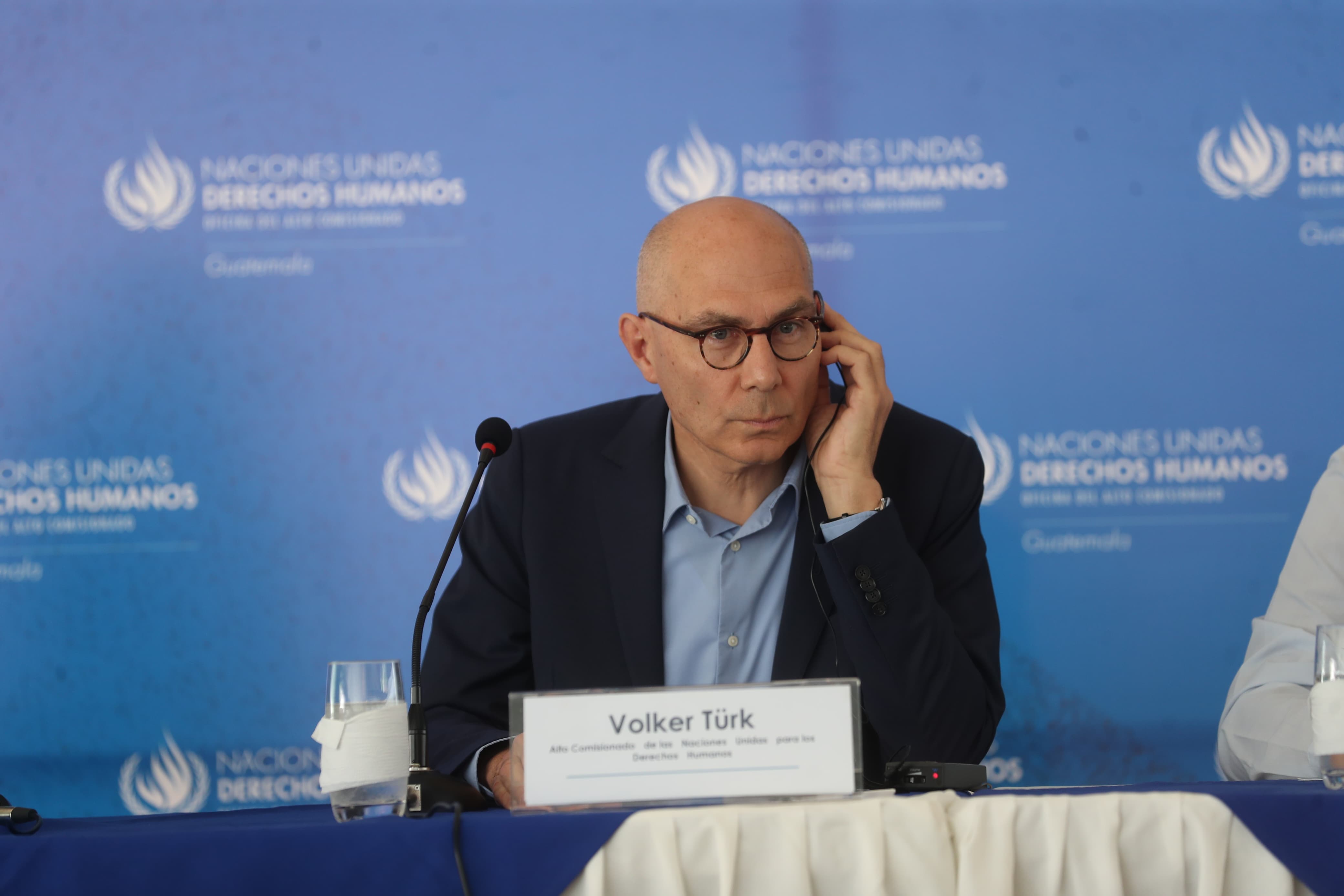 Volker Türk, alto comisionado de Naciones Unidas para los Derechos Humanos, expuso un balance de la situación de los derechos humanos en el mundo y de las situaciones más preocupantes, entre las que destacó los casos de Venezuela y Nicaragua, sumidos en profundas crisis políticas y socioeconómicas. Archivo. (Foto Prensa Libre: Érick Ávila)