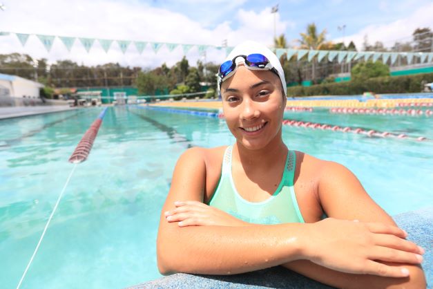 A sus 16 años, Lucero Mejía ha participado en tres mundiales juveniles. (Foto Prensa Libre: Douglas Suruy)