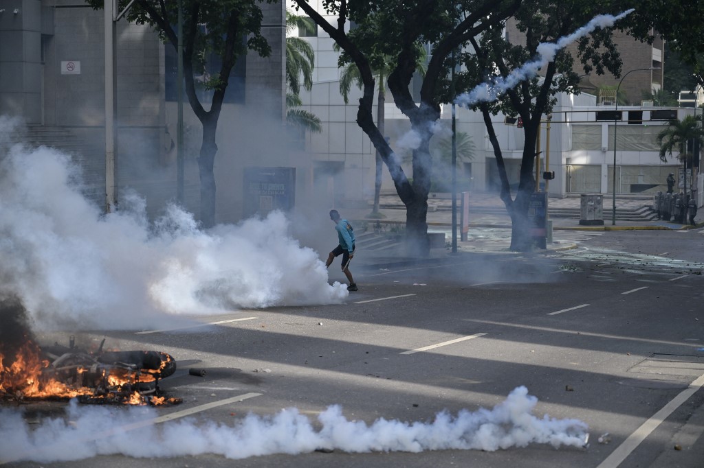 Disturbios en Venezuela tras protestas por la reelección de Nicolás Maduro'