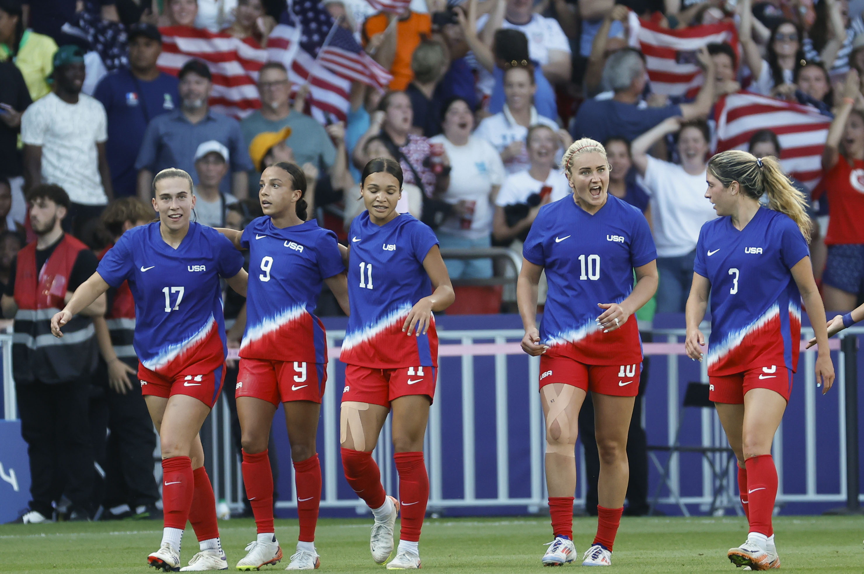 La selección de Estados Unidos gana su quinto oro olímpico.