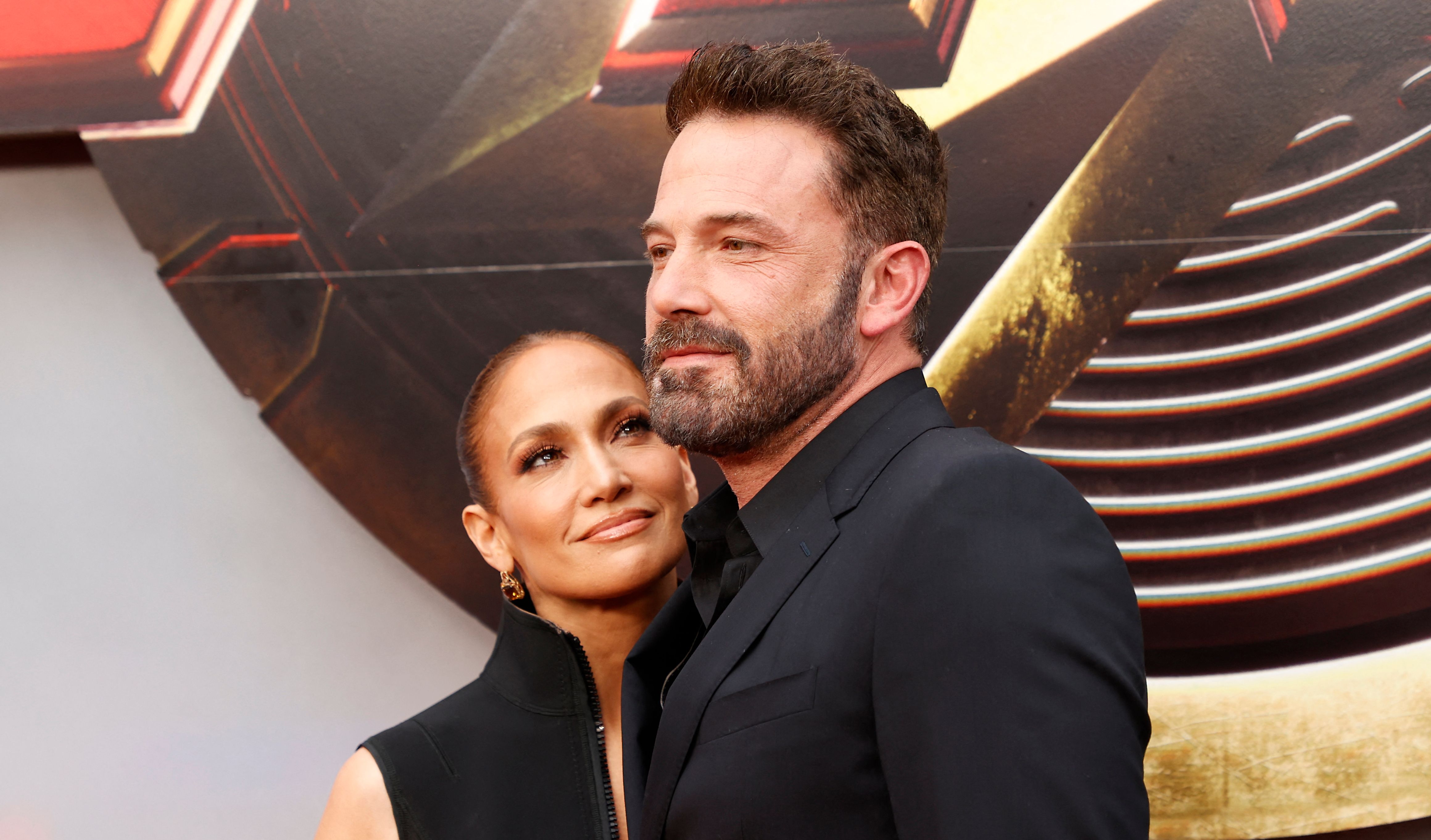 Ben Affleck y Jennifer López en la Premiere de "The Flash" en 2022.